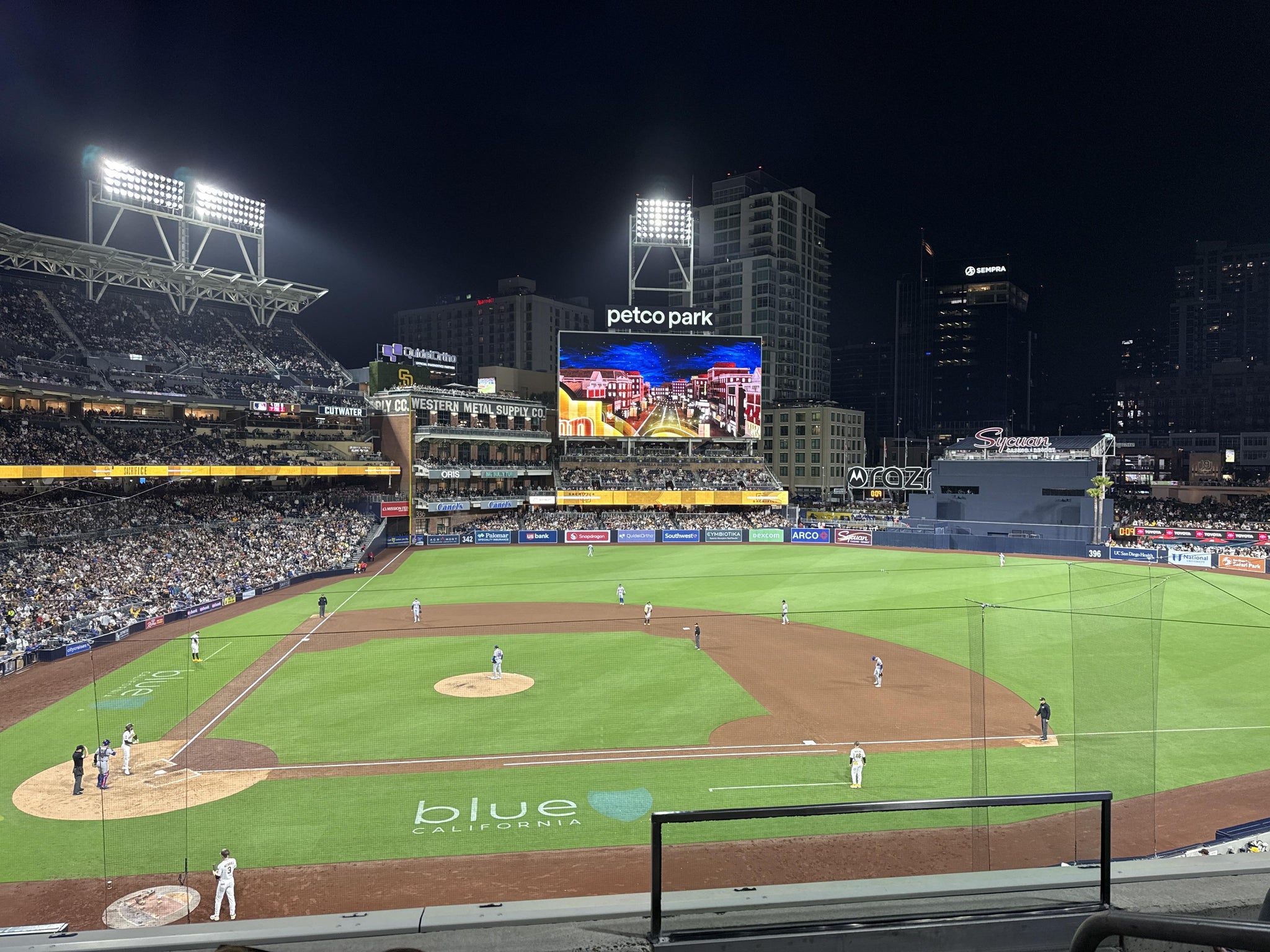 Real Fan View taken from Section 205 at Petco Park by Nicholas A