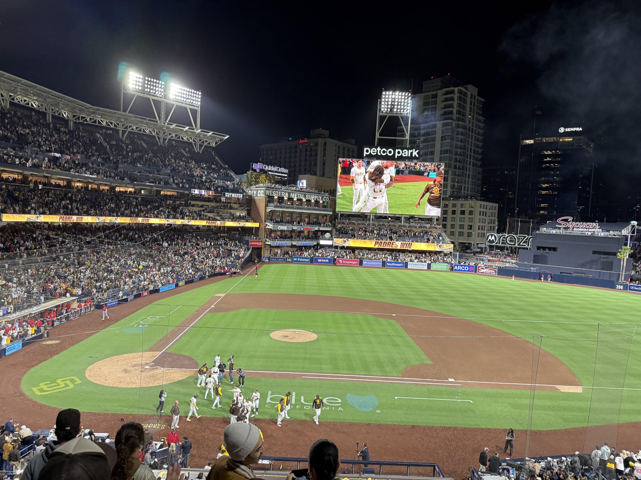 Real Fan View taken from Section 205 at Petco Park by Sam G