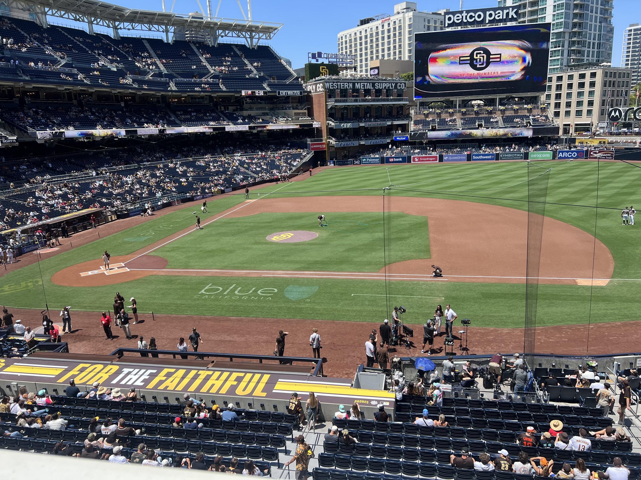 Real Fan View taken from Section 207 at Petco Park by Denise  L