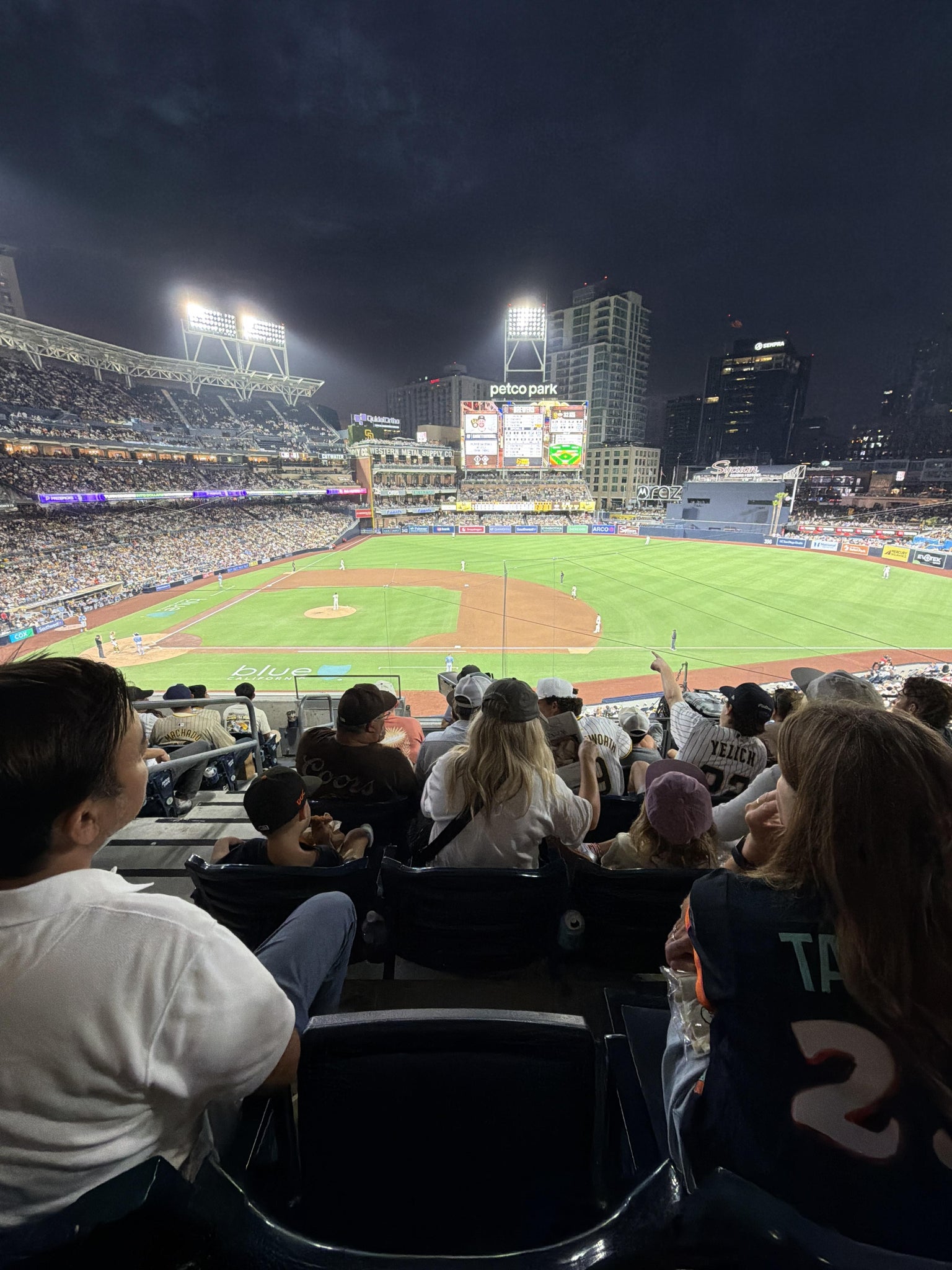 Real Fan View taken from Section 209 at Petco Park by Natalie W