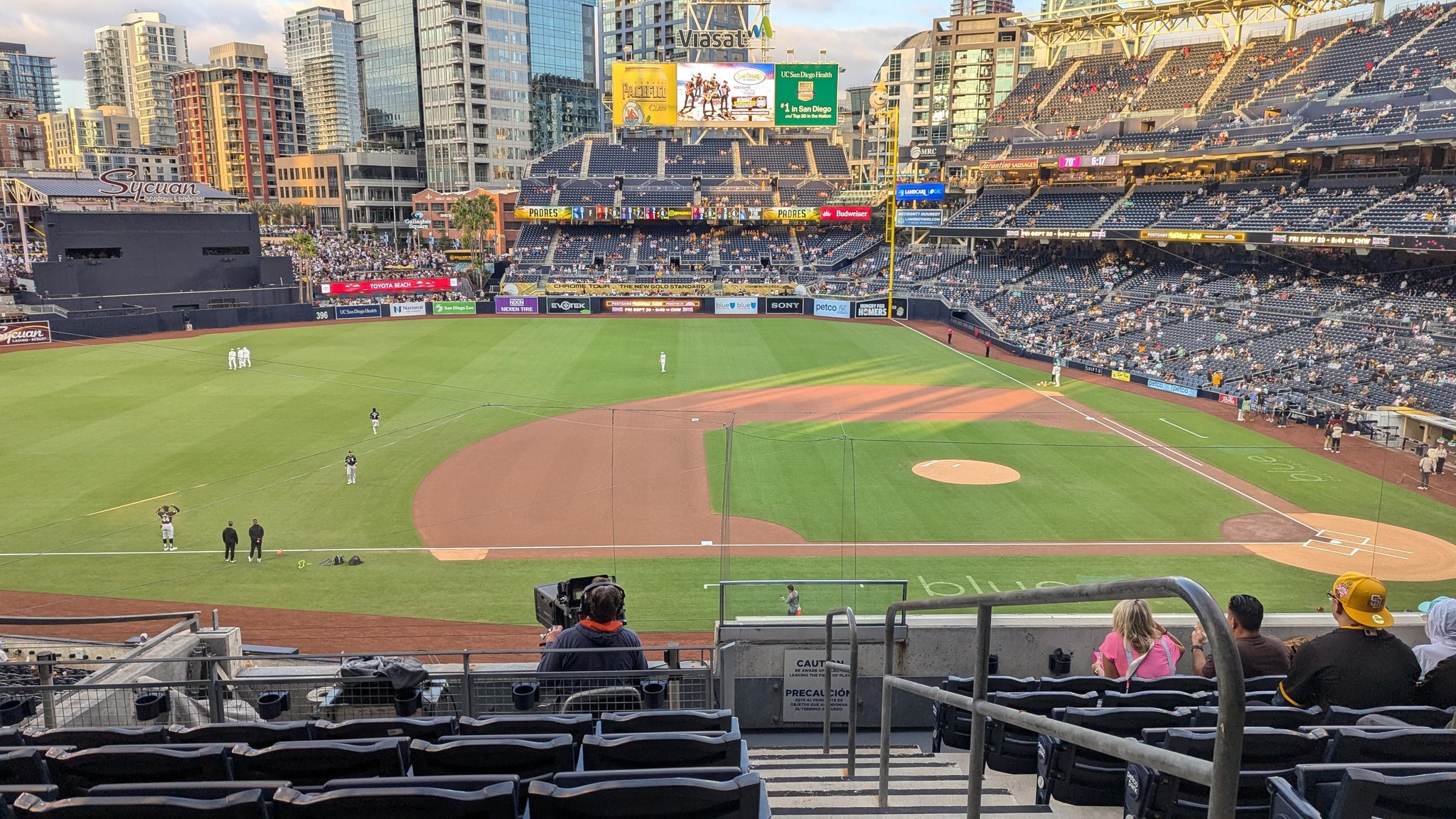 Real Fan View taken from Section 210 at Petco Park by David A