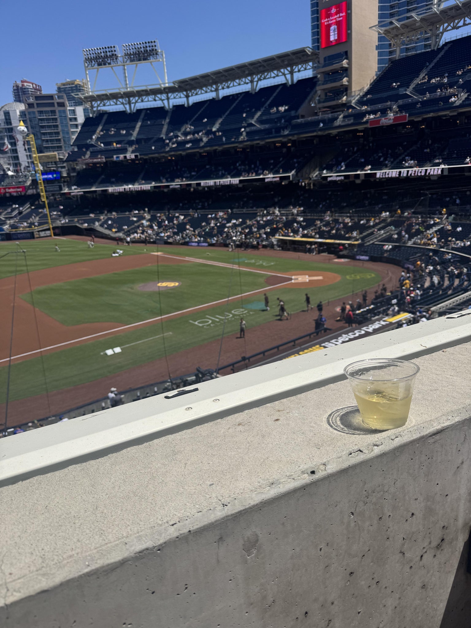Real Fan View taken from Section 212 at Petco Park by Erich S