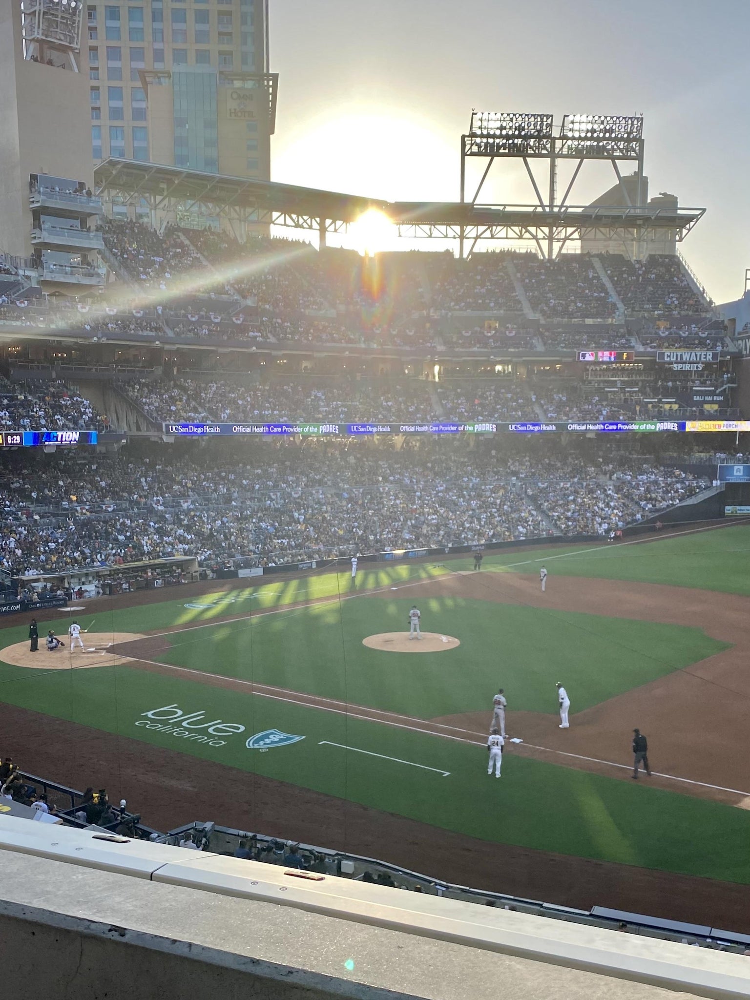 Real Fan View taken from Section 213 at Petco Park by Pam E