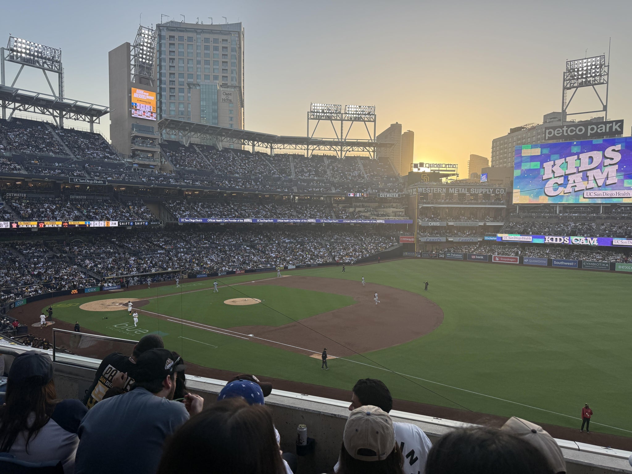 Real Fan View taken from Section 215 at Petco Park by Steven B