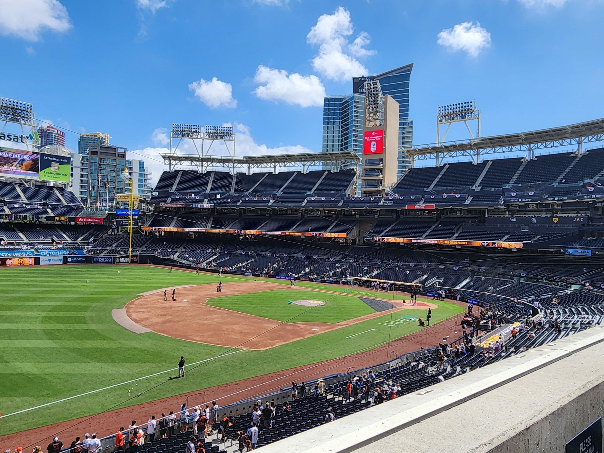 Real Fan View taken from Section 216 at Petco Park by Jon M