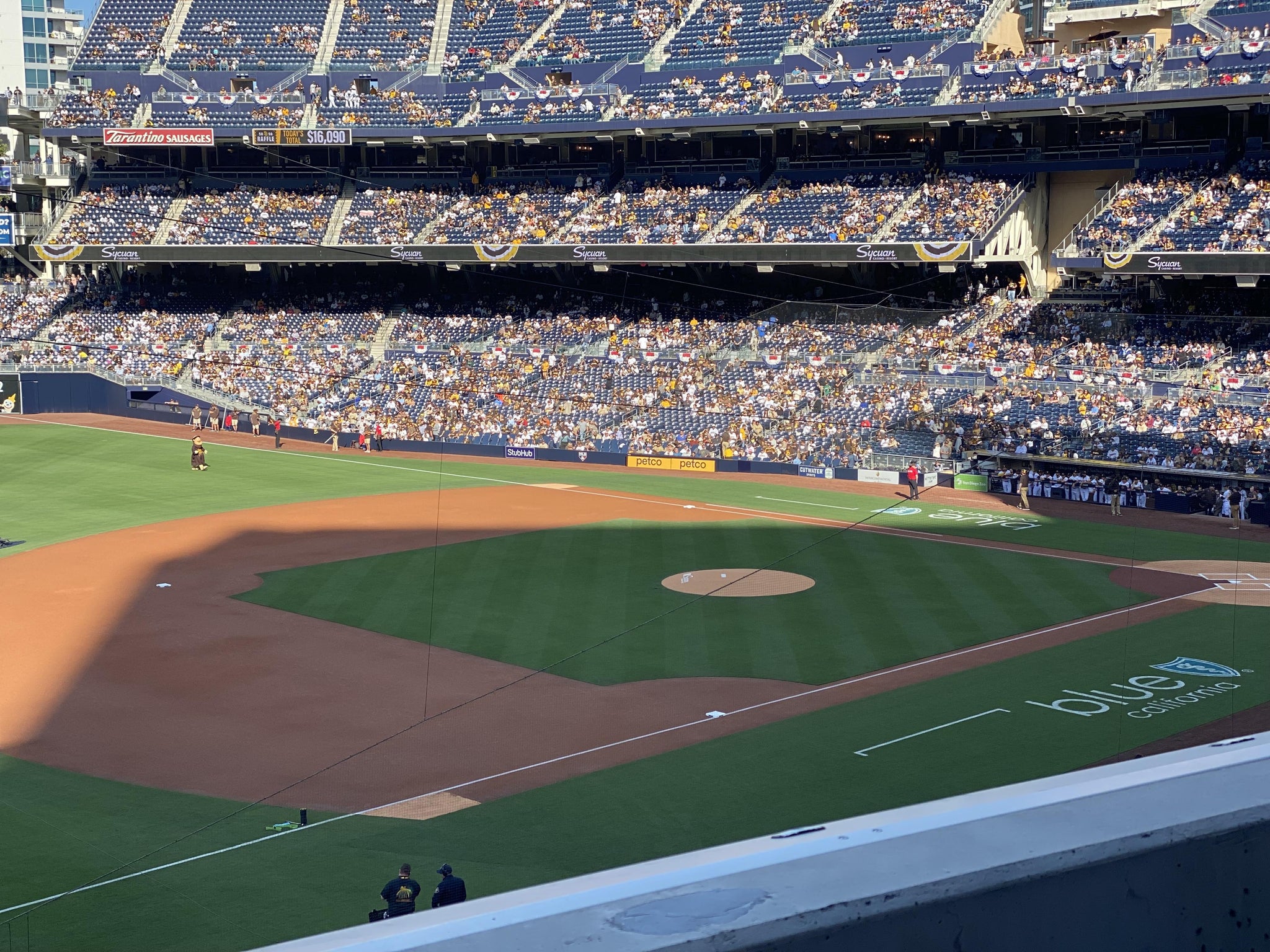 Real Fan View taken from Section 216 at Petco Park by Rachael R