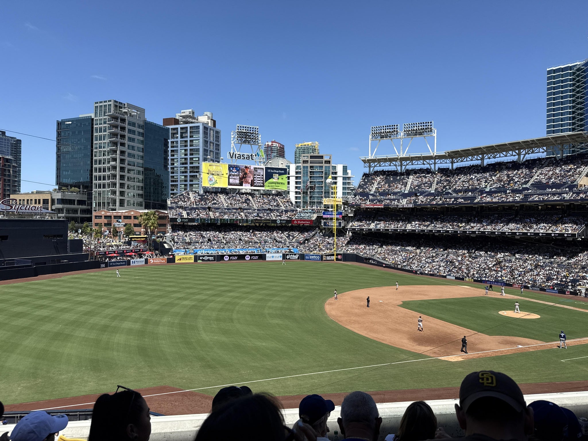 Real Fan View taken from Section 216 at Petco Park by Terri l K