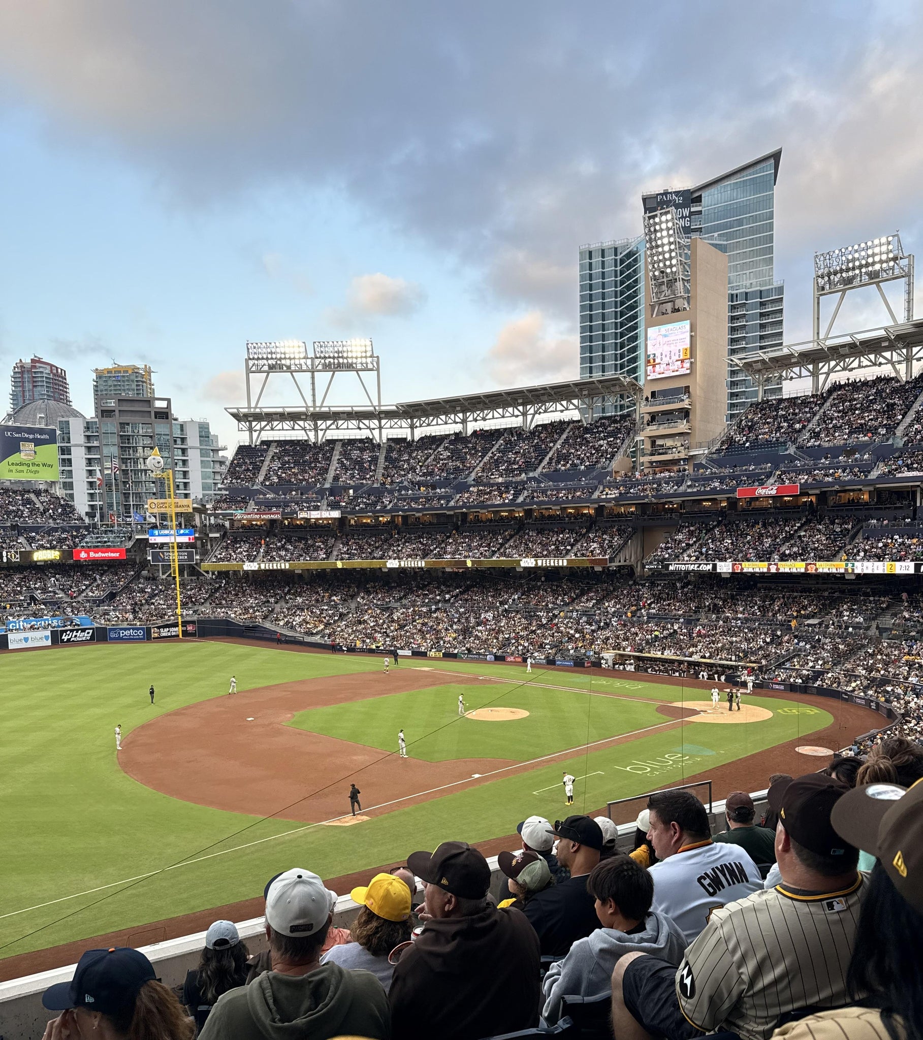 Real Fan View taken from Section 216 at Petco Park by Max B