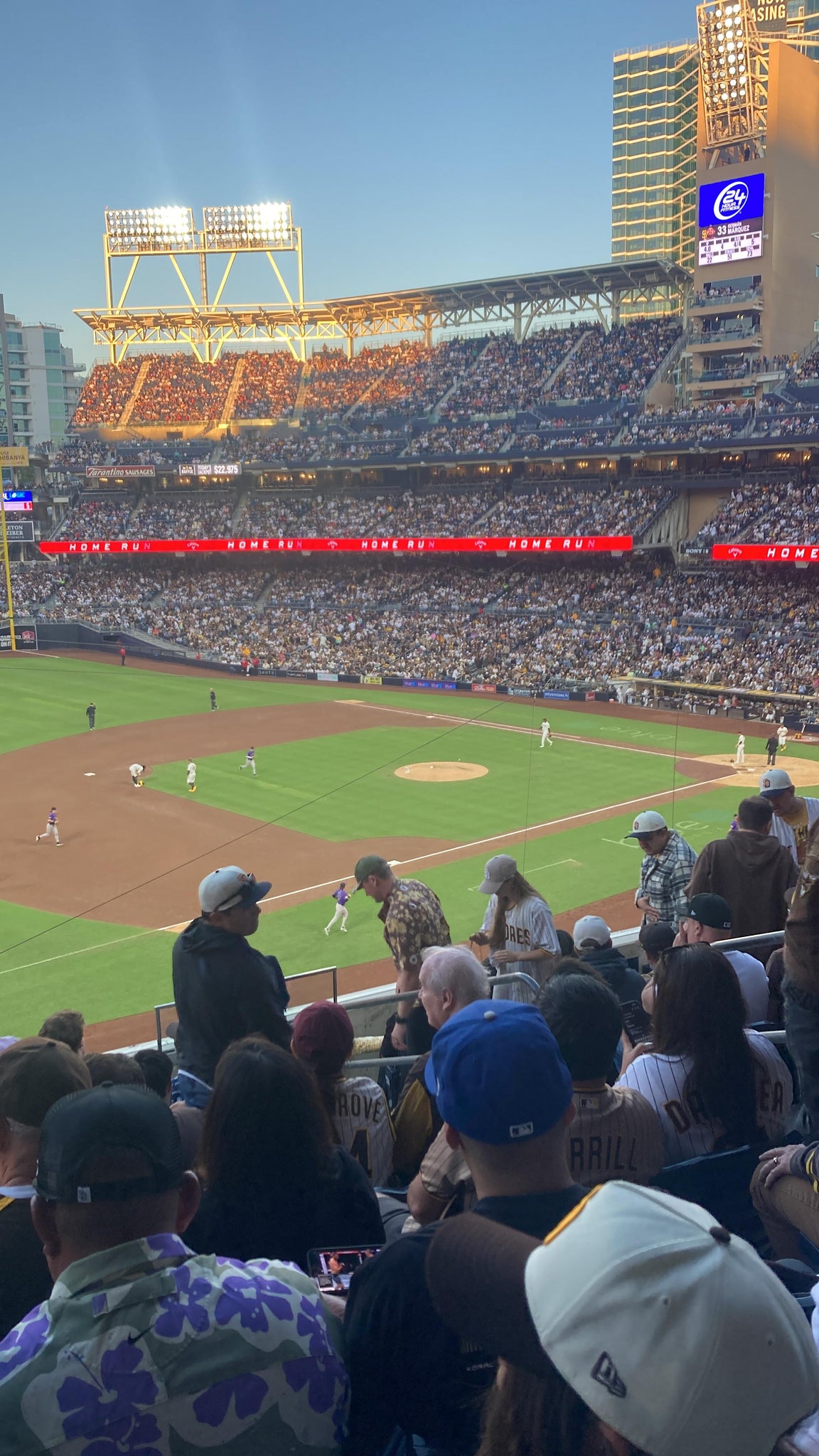 Real Fan View taken from Section 216 at Petco Park by Manuel N