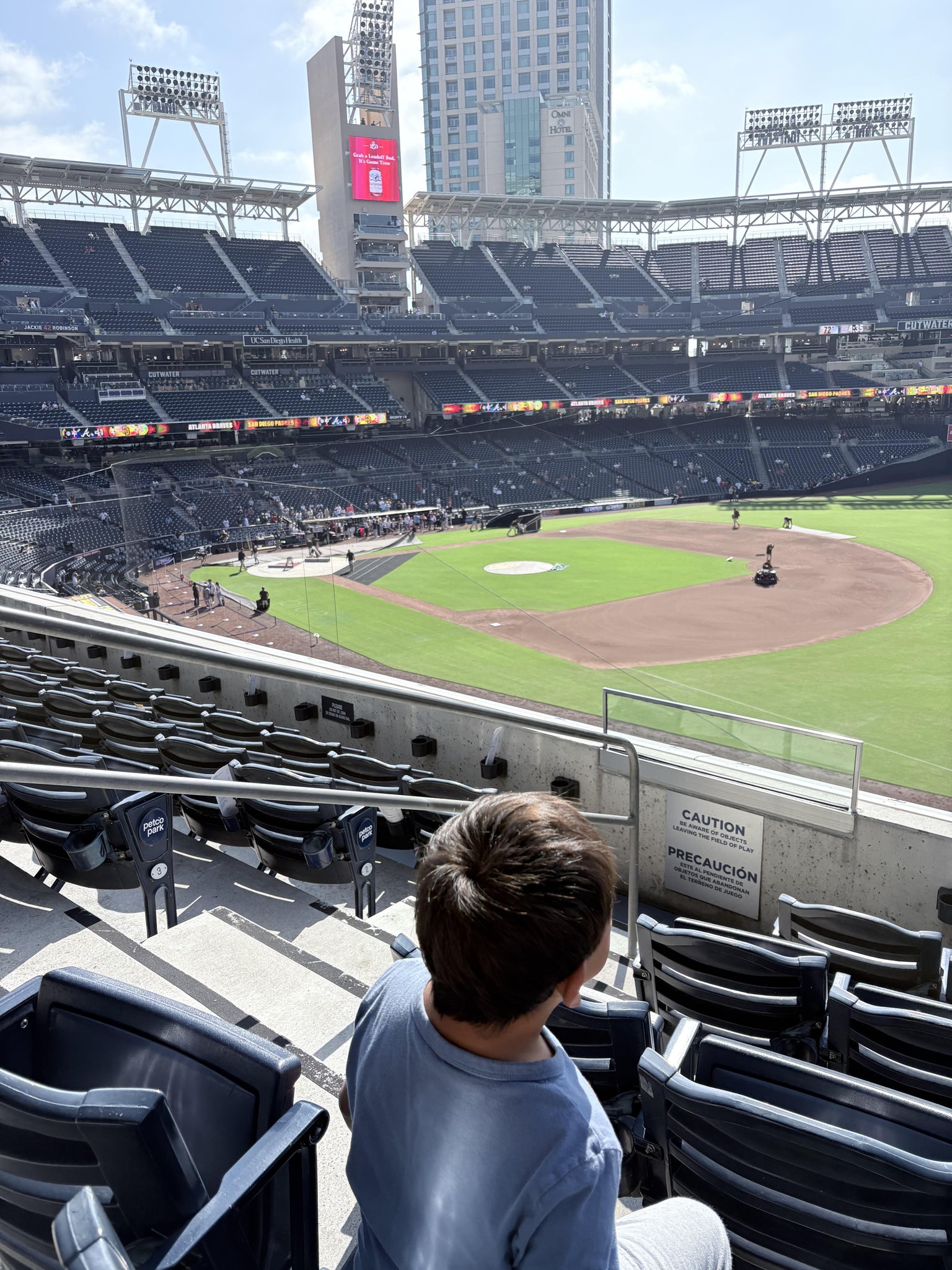 Vue réelle des fans prise de la Section 217 au site Petco Park par Shihchen C