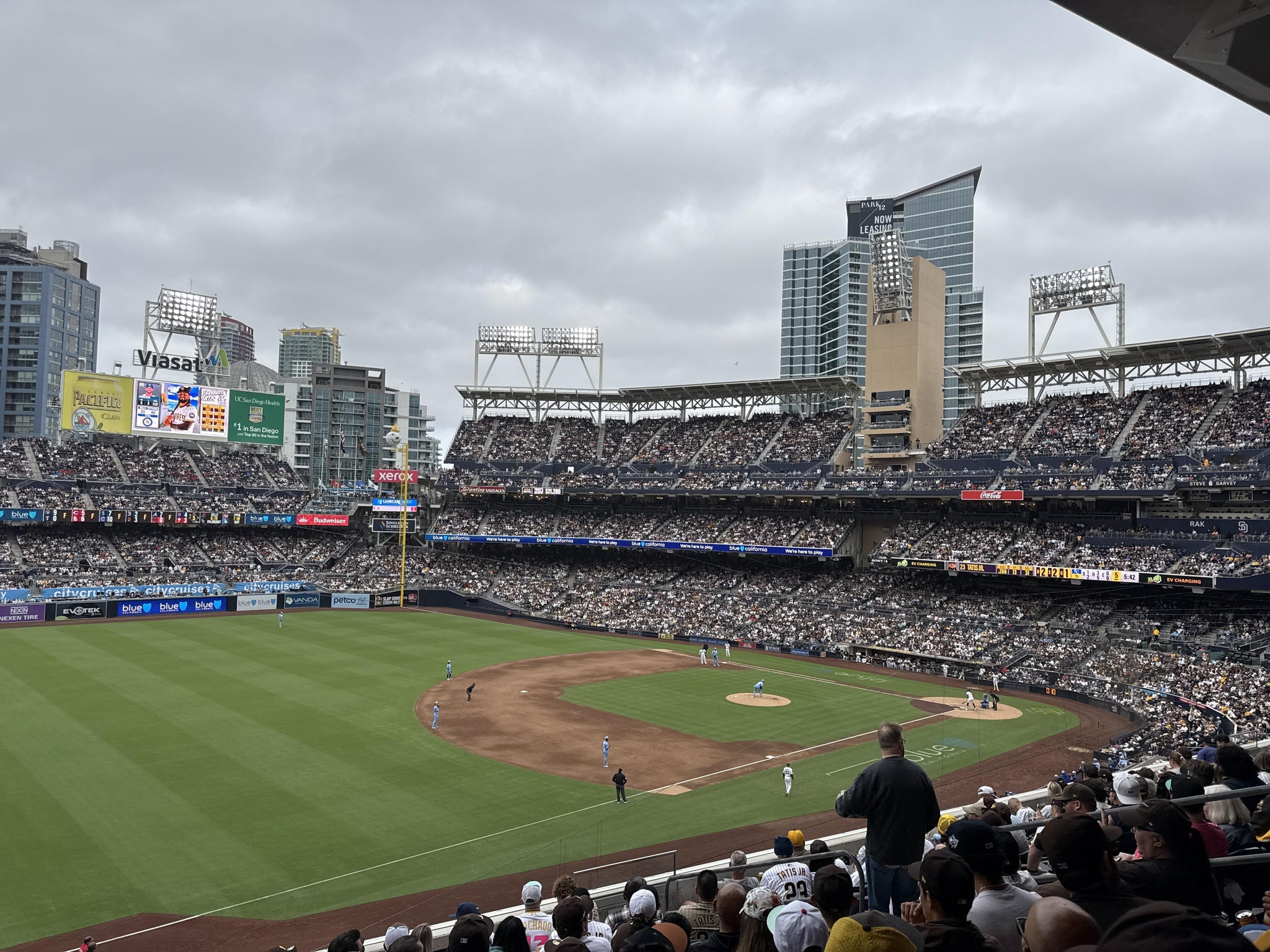 Real Fan View taken from Section 218 at Petco Park by Kelly H