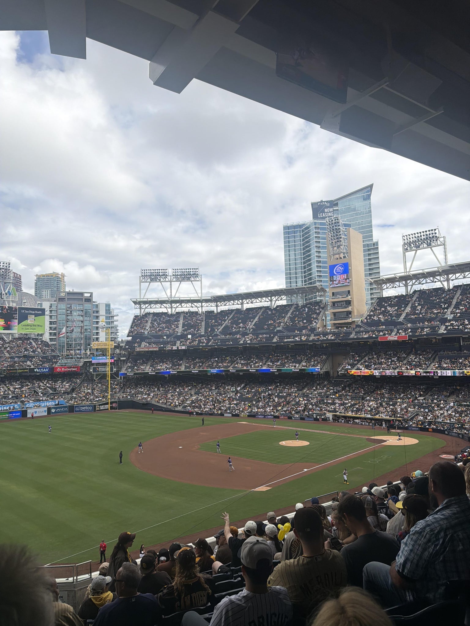 Real Fan View taken from Section 218 at Petco Park by Robert T