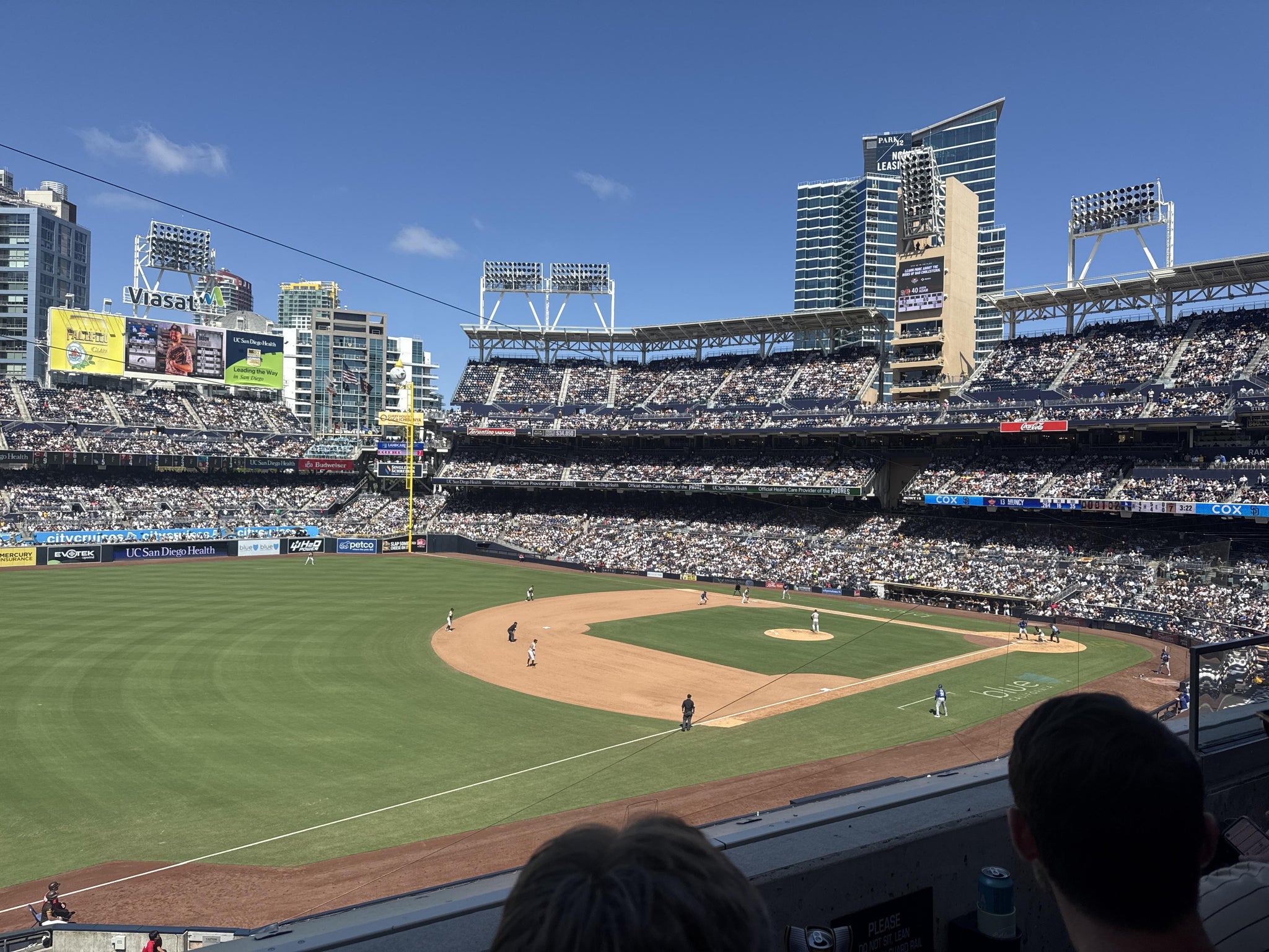 Real Fan View taken from Section 218 at Petco Park by Kelsey B