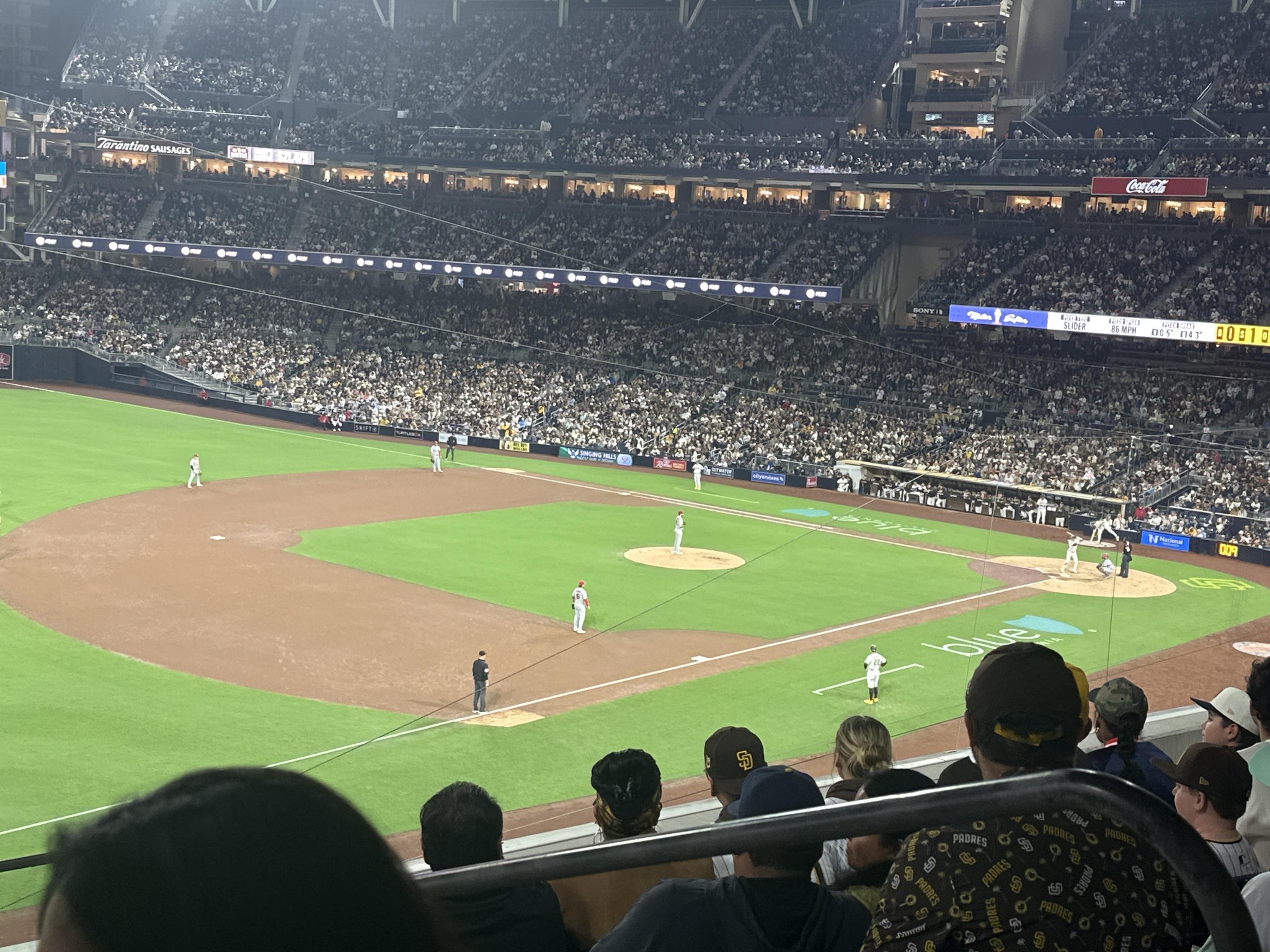 Real Fan View taken from Section 218 at Petco Park by Brooke L