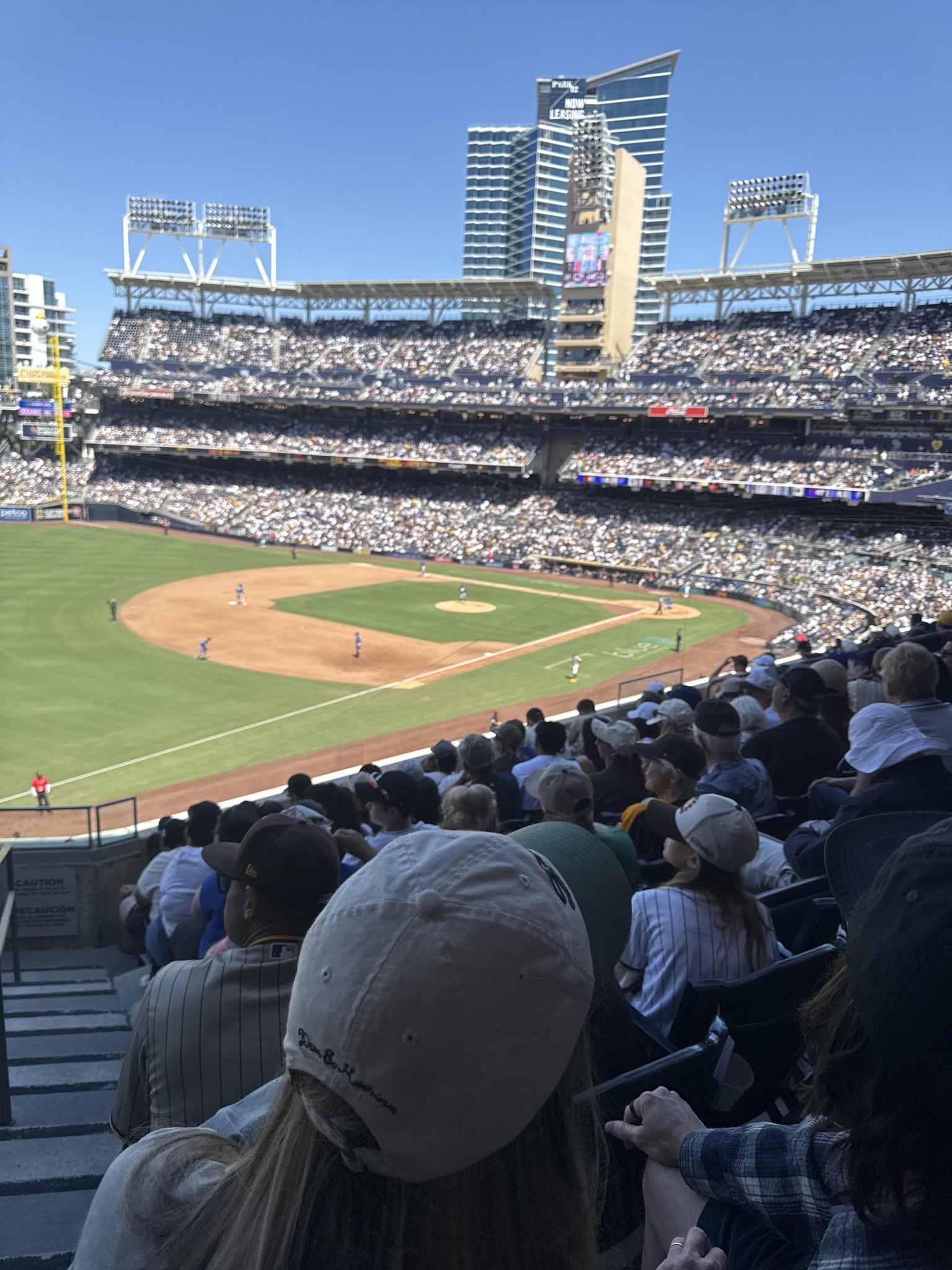 Real Fan View taken from Section 218 at Petco Park by Matthew W