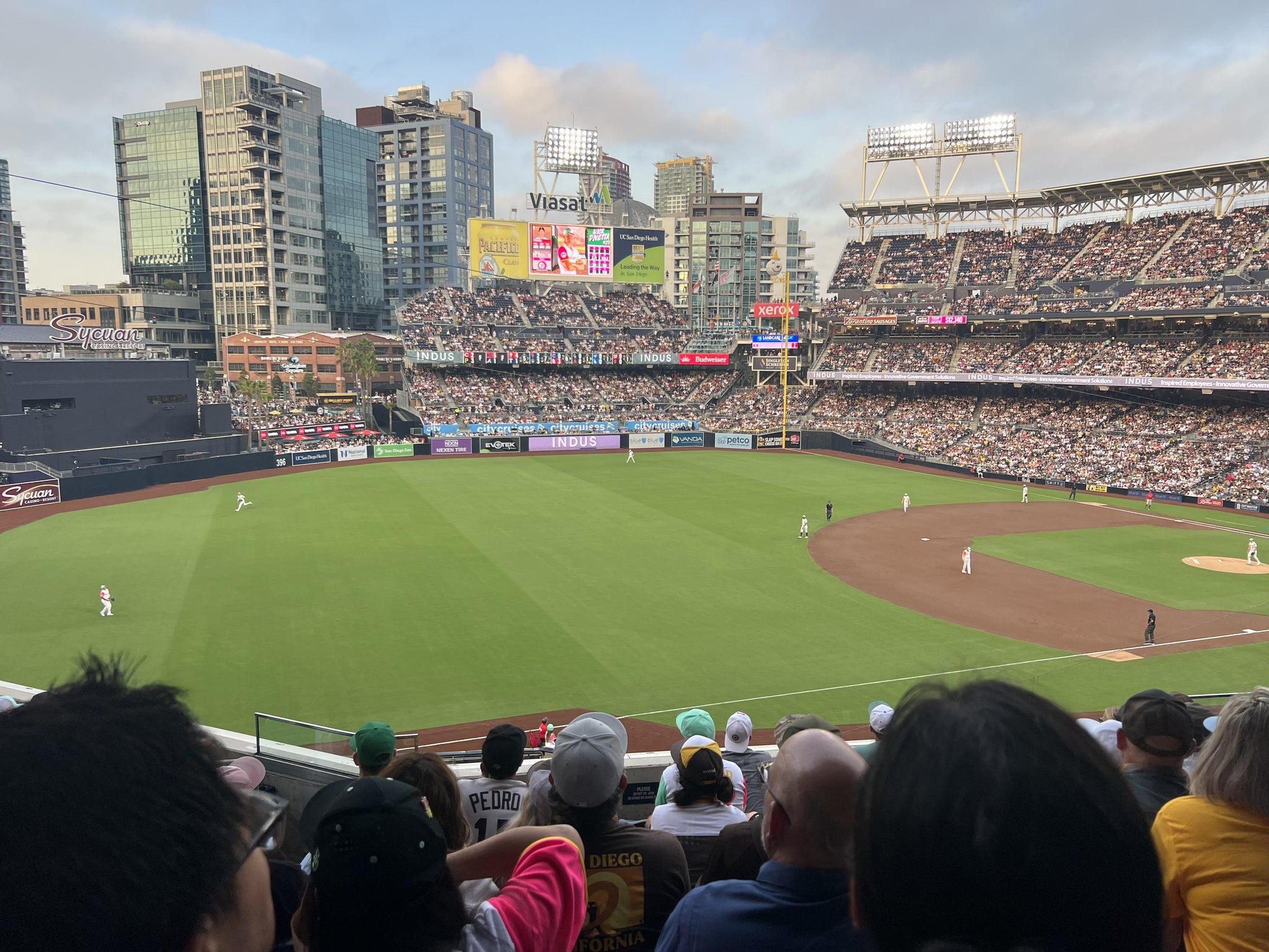 Real Fan View taken from Section 218 at Petco Park by George A