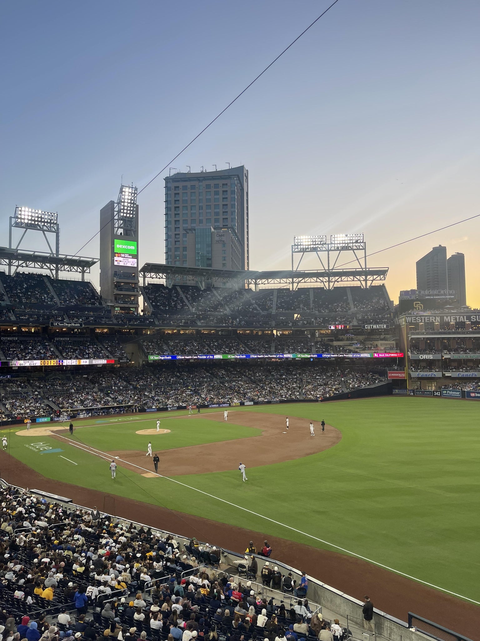 Real Fan View taken from Section 219 at Petco Park by Bo B