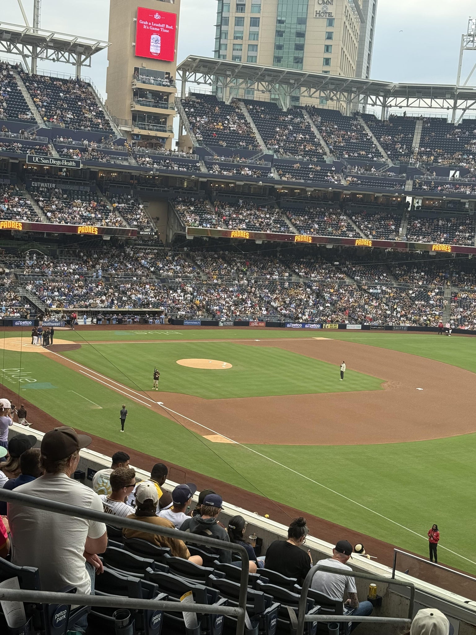 Real Fan View taken from Section 219 at Petco Park by Miguel E