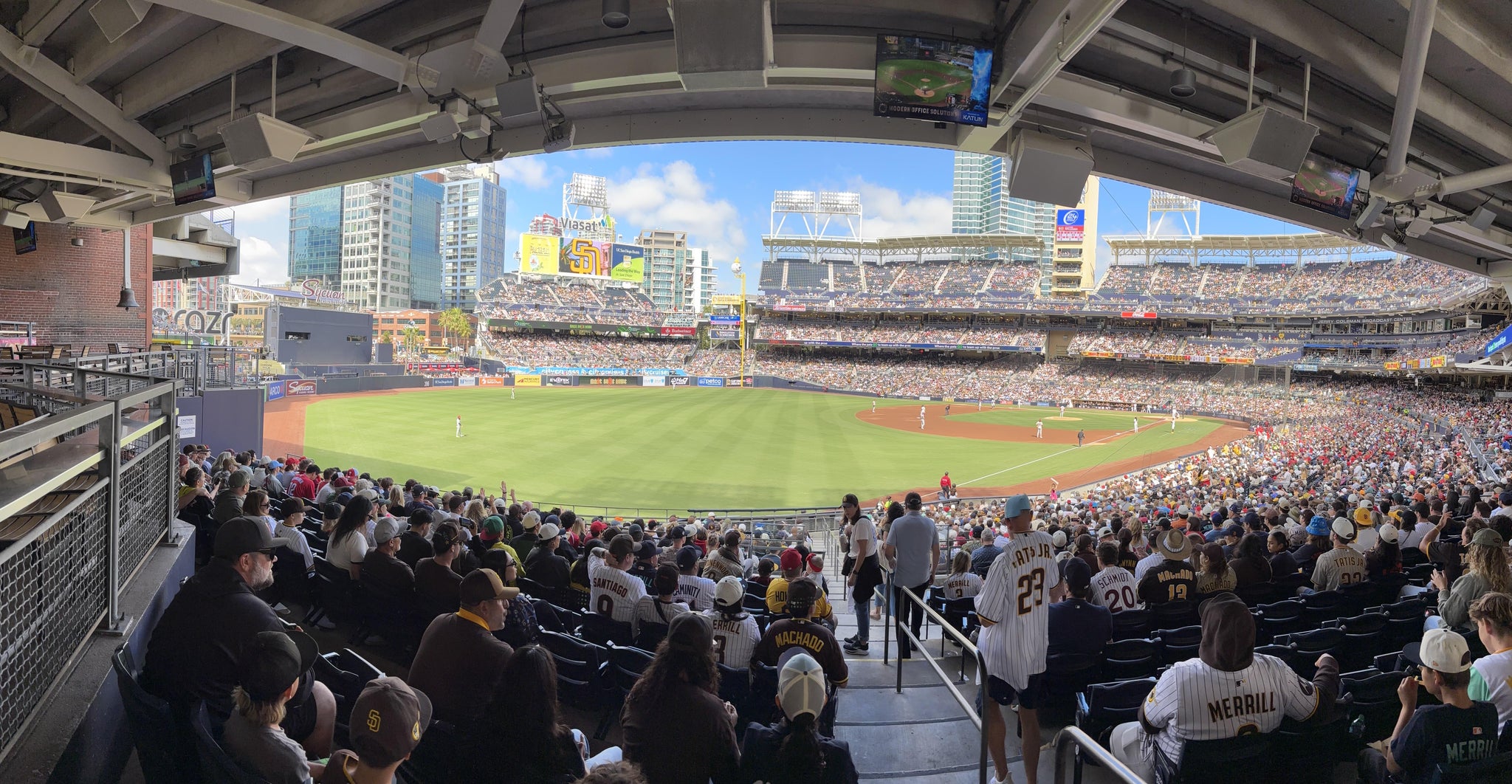 Real Fan View taken from Section 220 at Petco Park by Anthony A