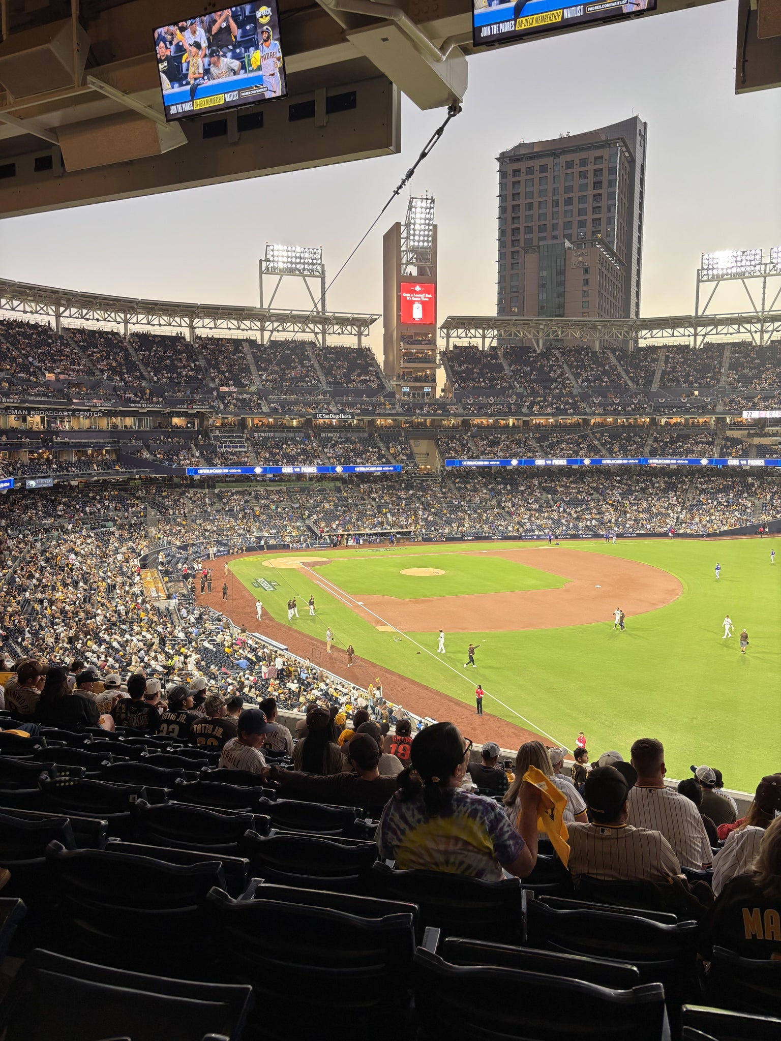 Real Fan View taken from Section 221 at Petco Park by Kelly A