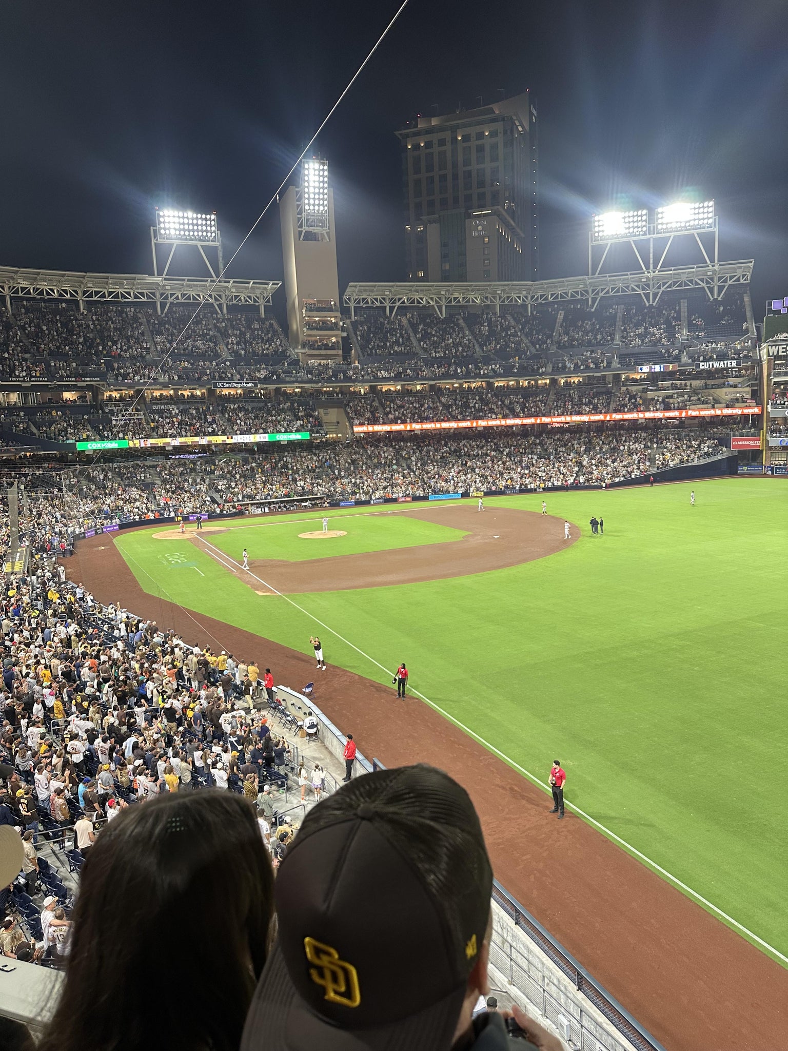 Real Fan View taken from Section 221 at Petco Park by Andrew M