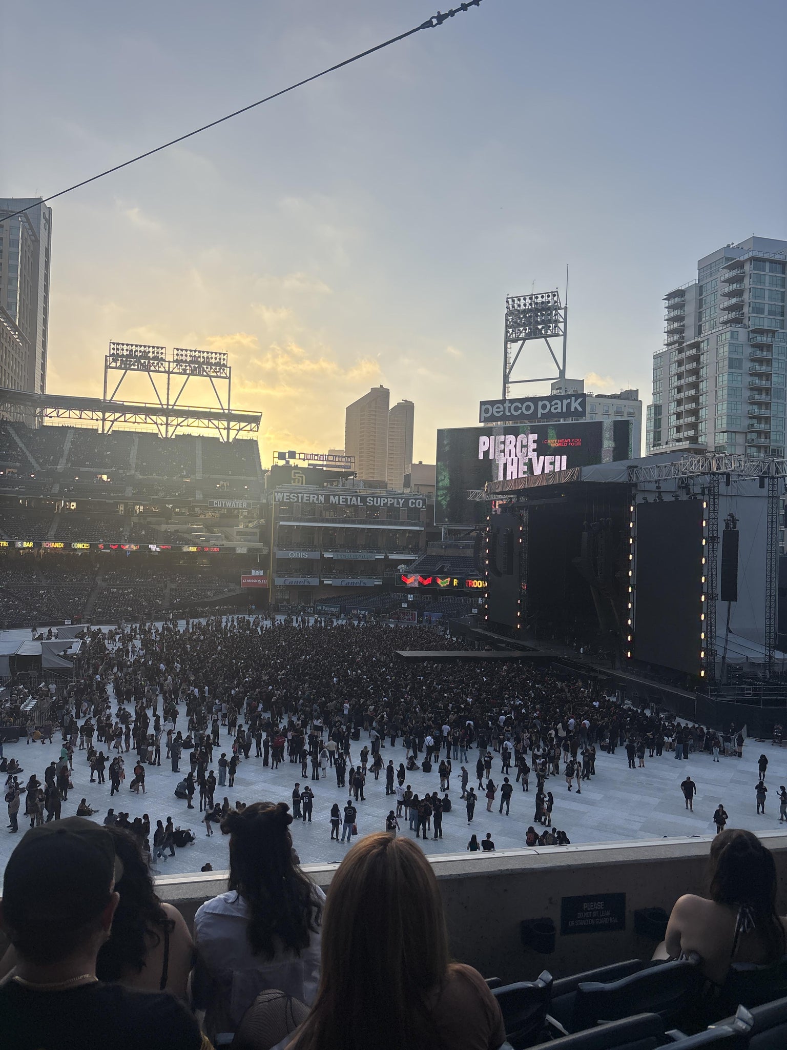 Real Fan View taken from Section 221 at Petco Park by Joyce A