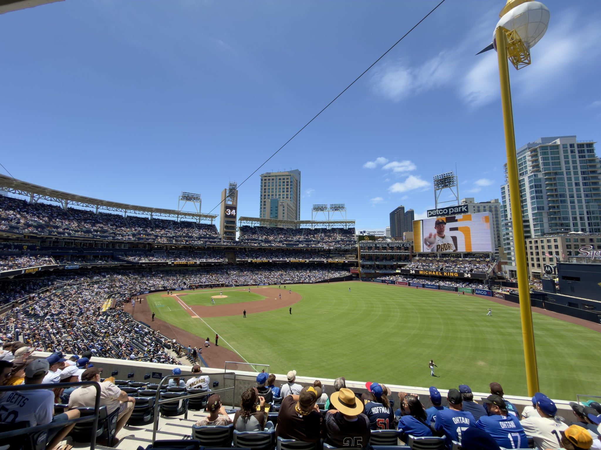 Real Fan View taken from Section 223 at Petco Park by Lou S