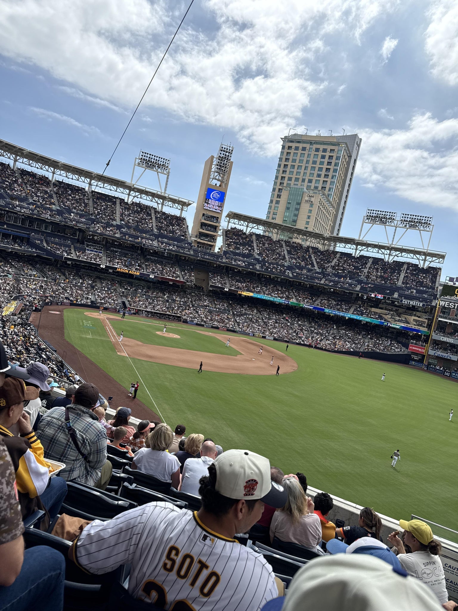 Real Fan View taken from Section 223 at Petco Park by Stephanie B