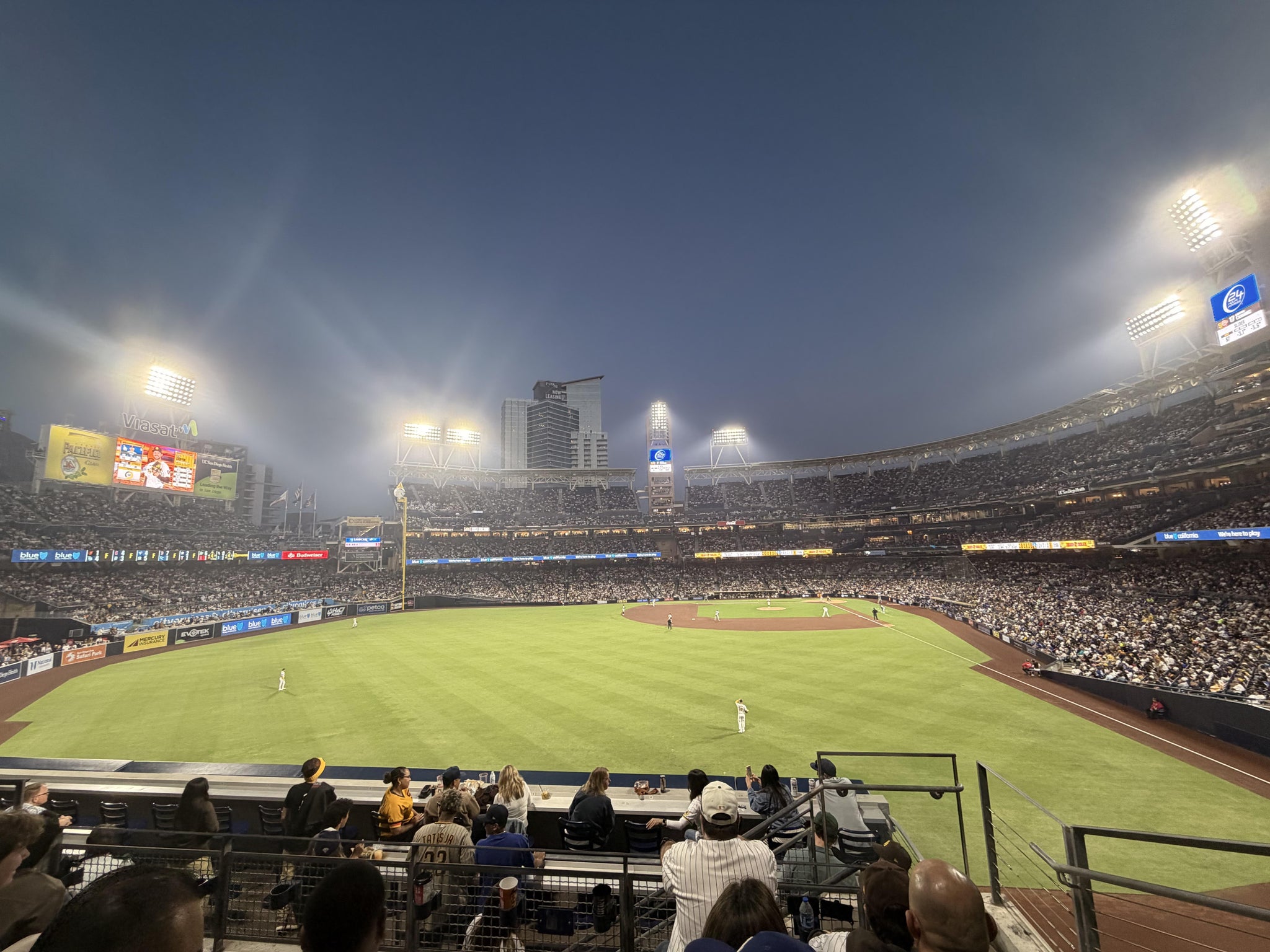 Vue réelle des fans prise de la Section 226 au site Petco Park par Ben D