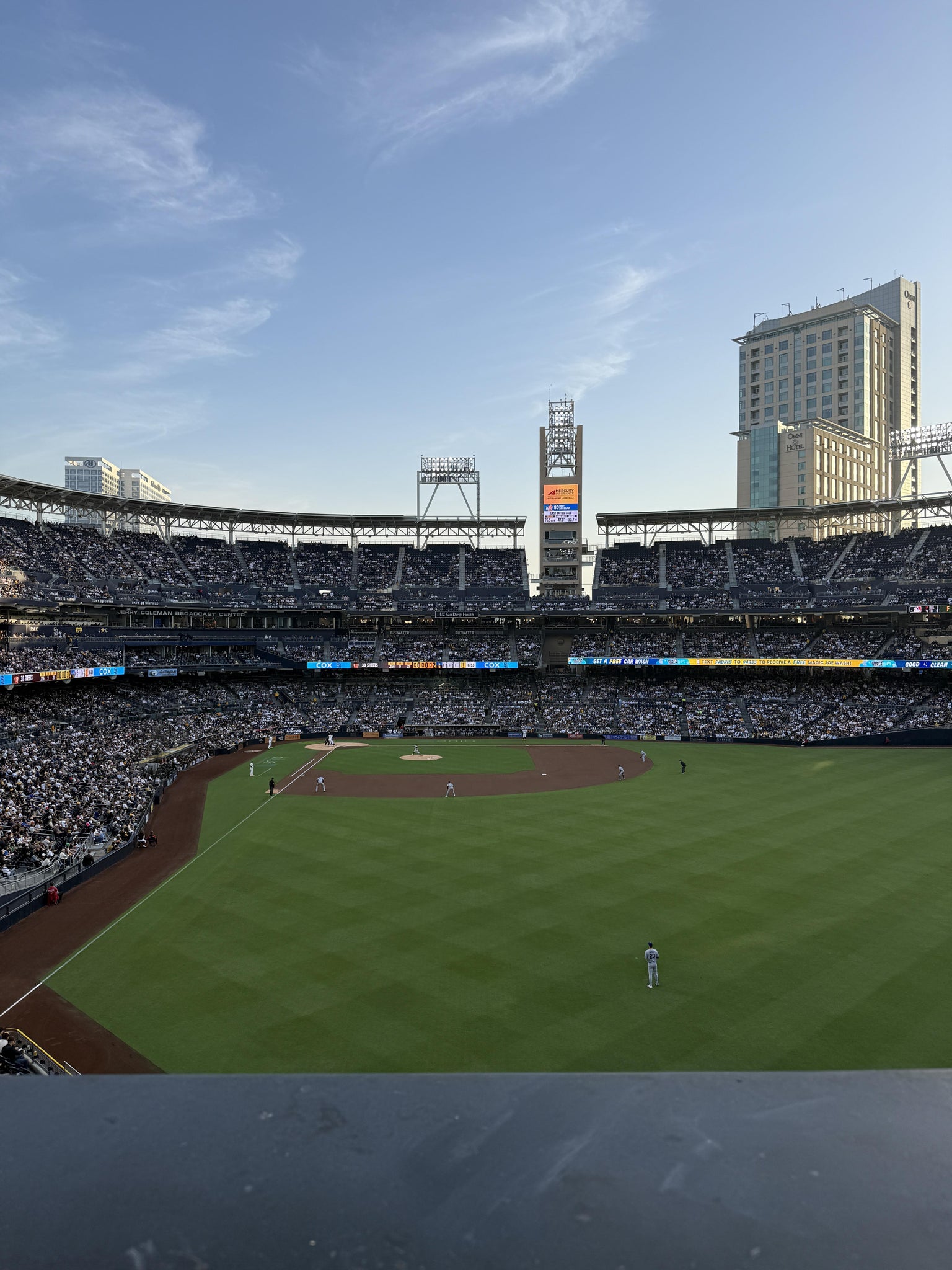 Real Fan View taken from Section 229 at Petco Park by Tanner G