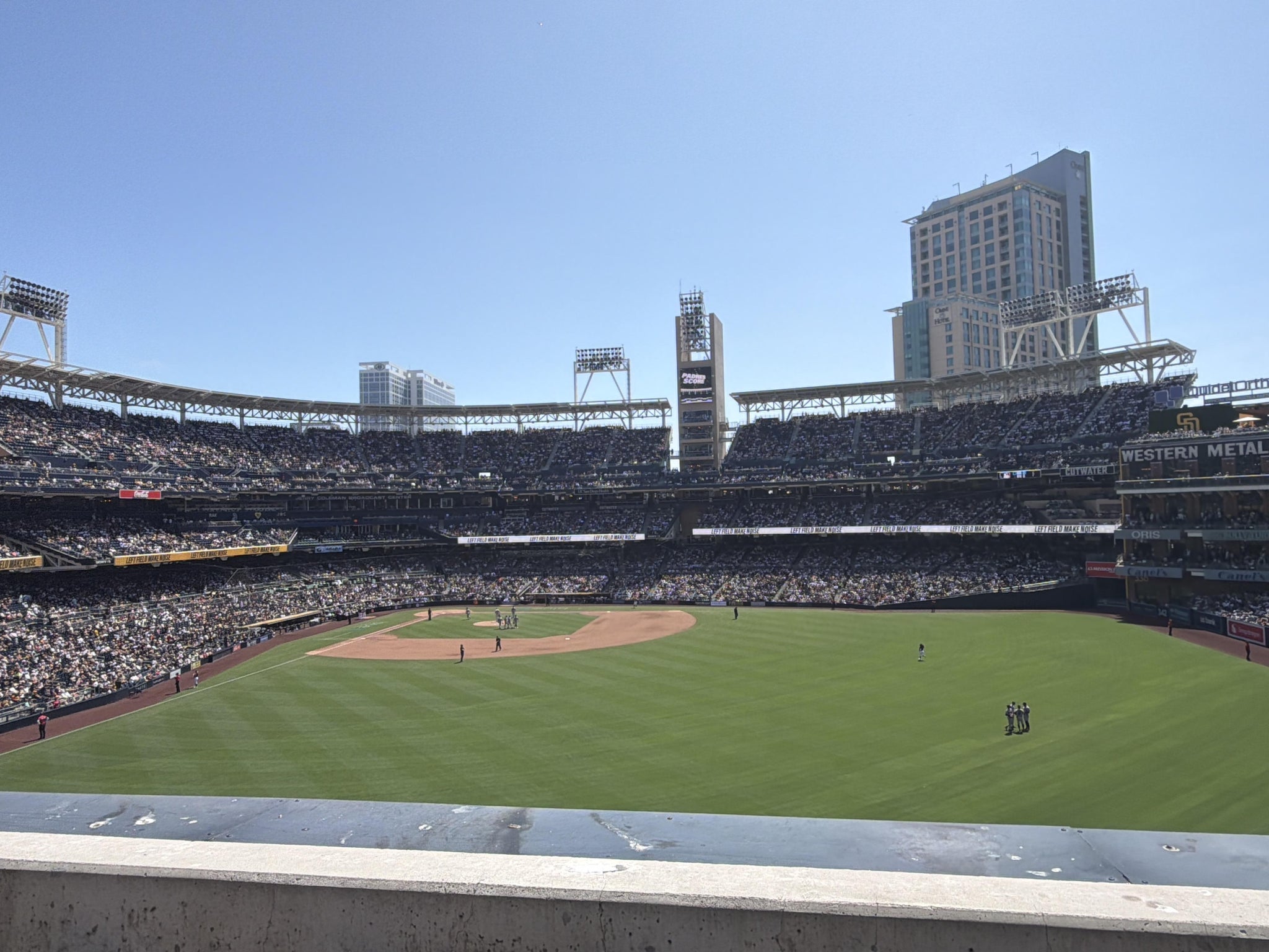 Vue réelle des fans prise de la Section 235 au site Petco Park par Jung-jung Y
