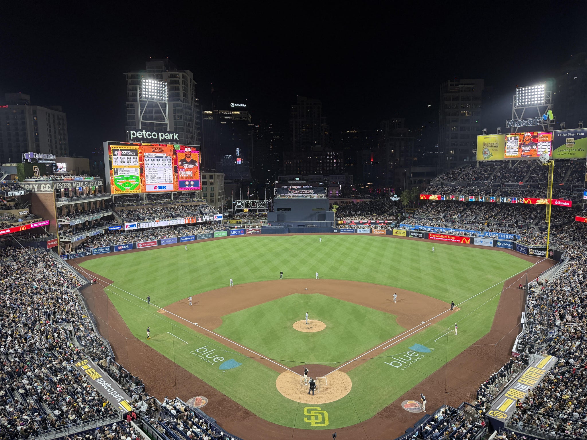 Vue réelle des fans prise de la Section 300 au site Petco Park par Jay P