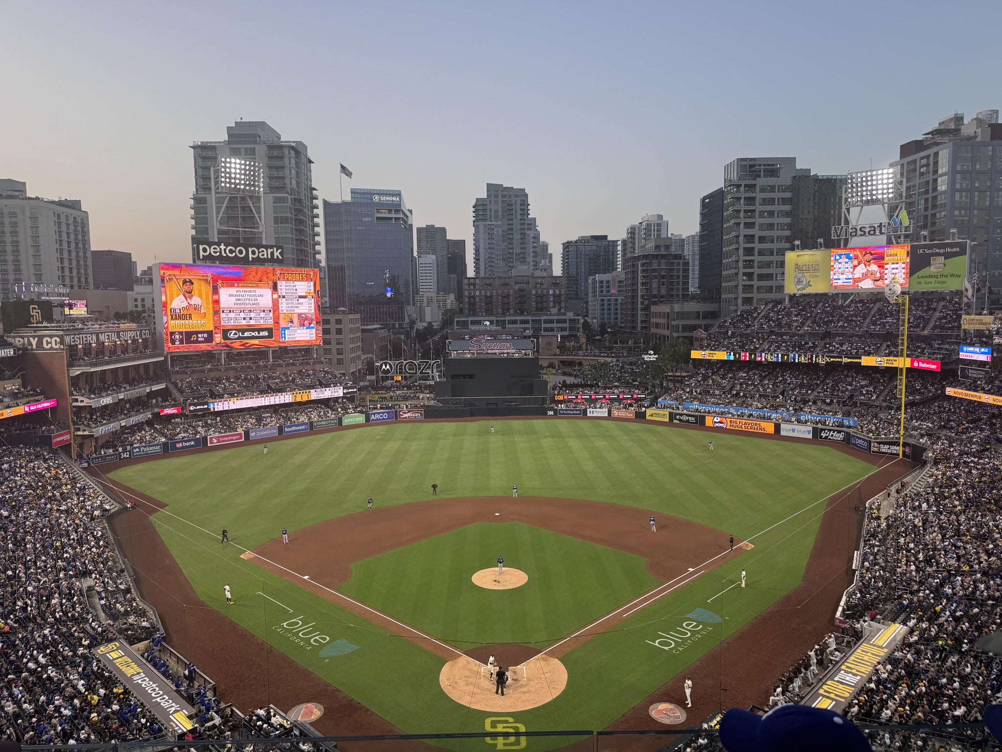 Real Fan View taken from Section 300 at Petco Park by Edwin C