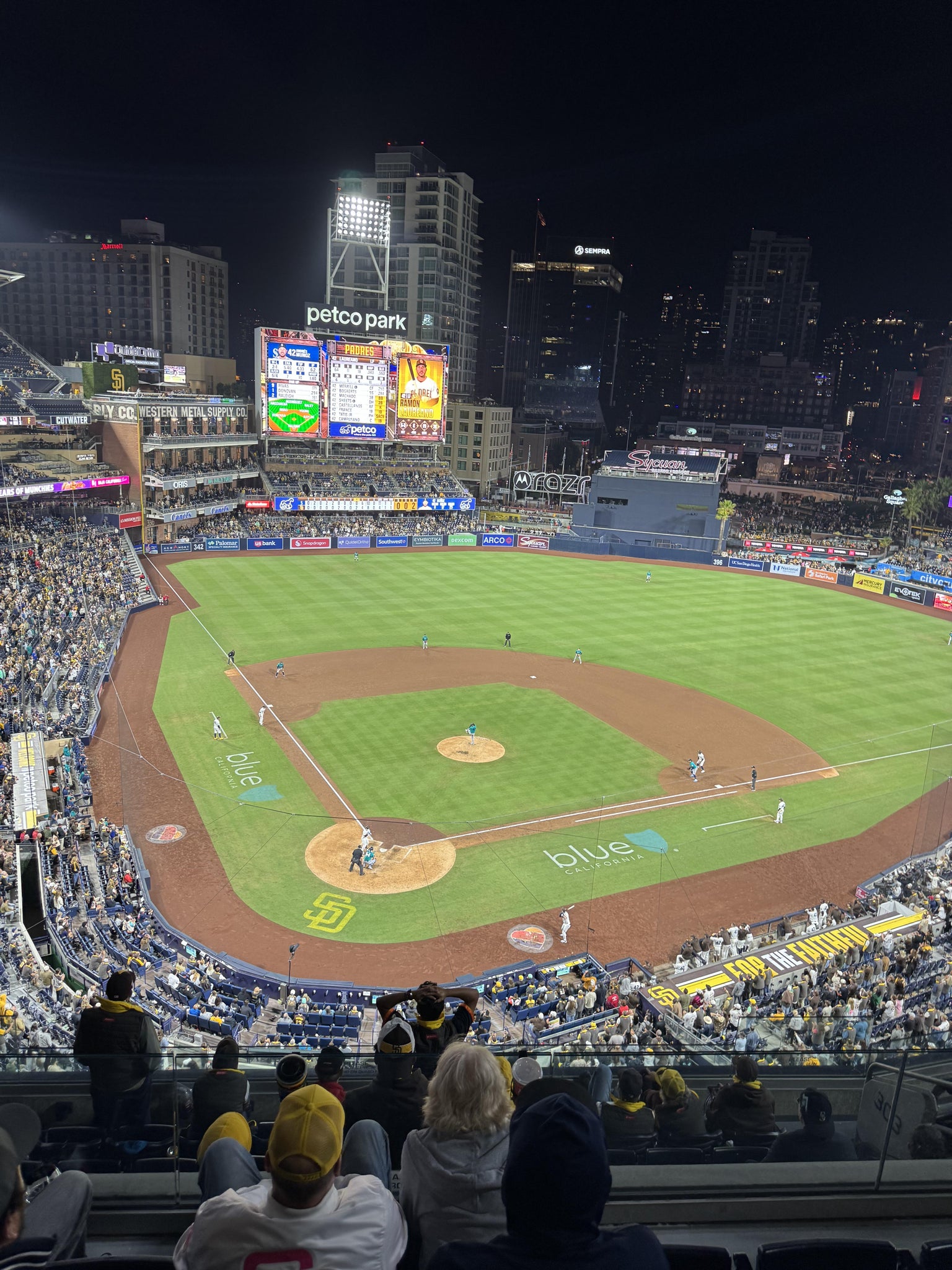 Real Fan View taken from Section 303 at Petco Park by Veronica D