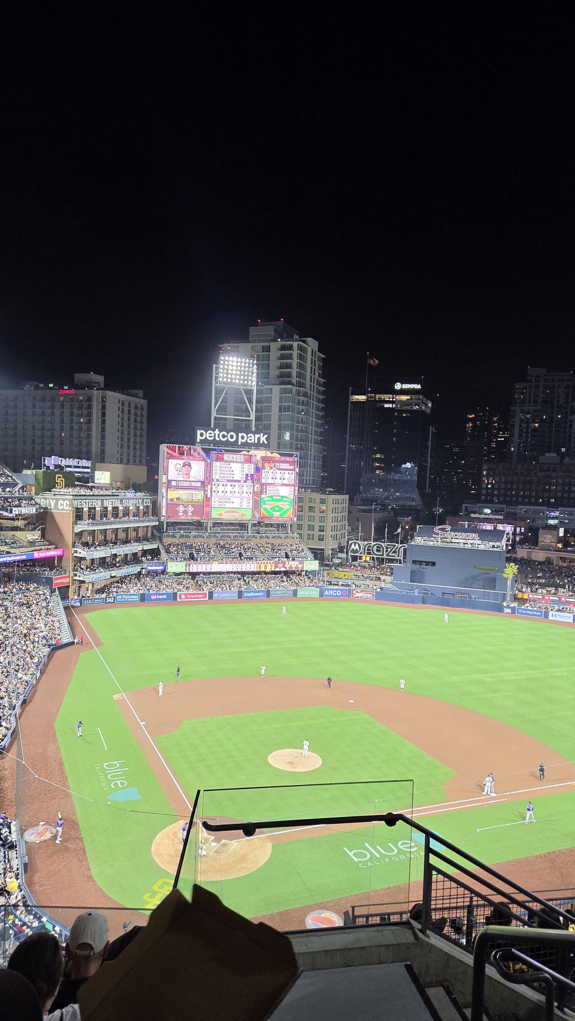 Real Fan View taken from Section 303 at Petco Park by Regina A