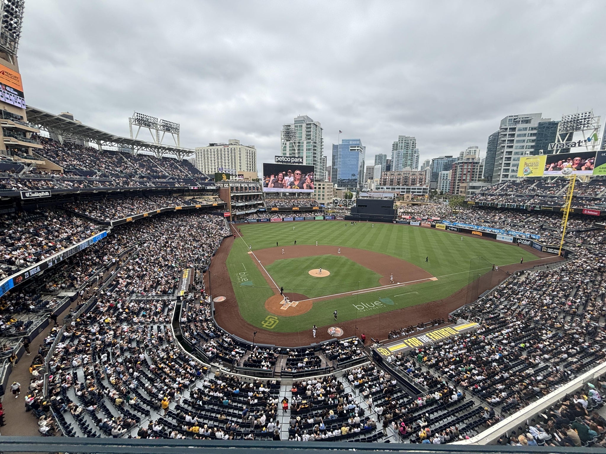 Real Fan View taken from Section 303 at Petco Park by James P