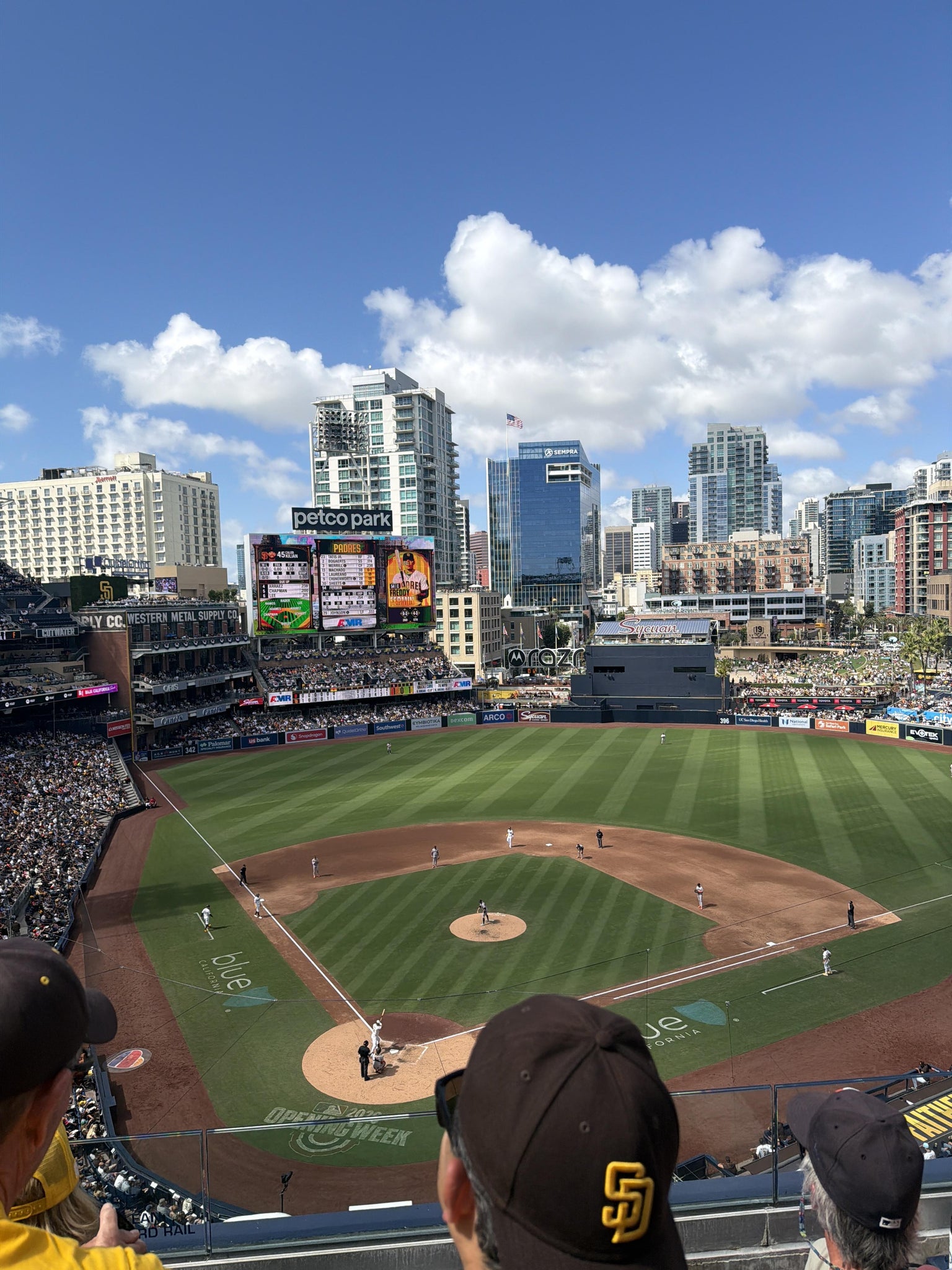 Real Fan View taken from Section 303 at Petco Park by Jorge P