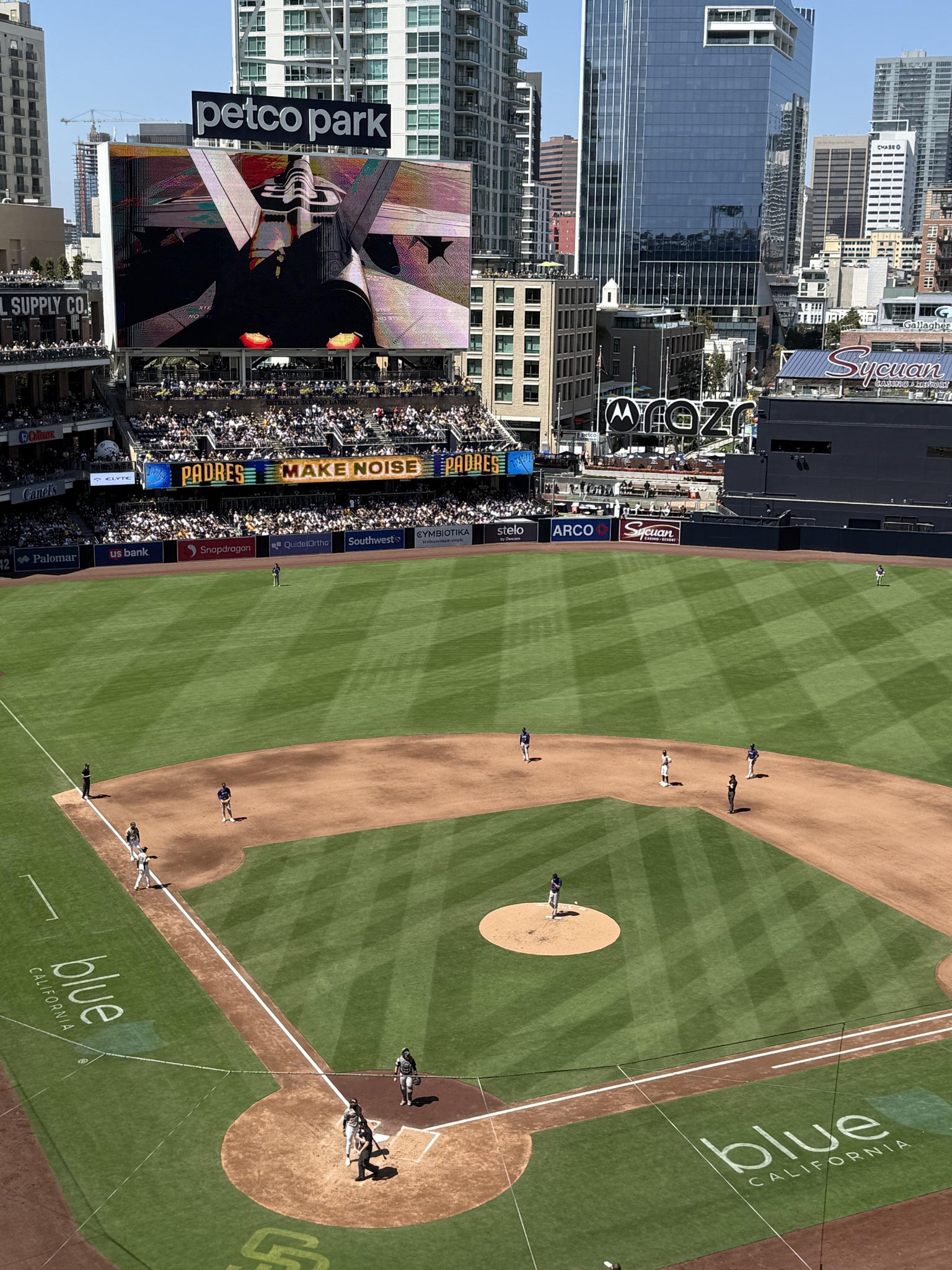Real Fan View taken from Section 303 at Petco Park by Peter Z