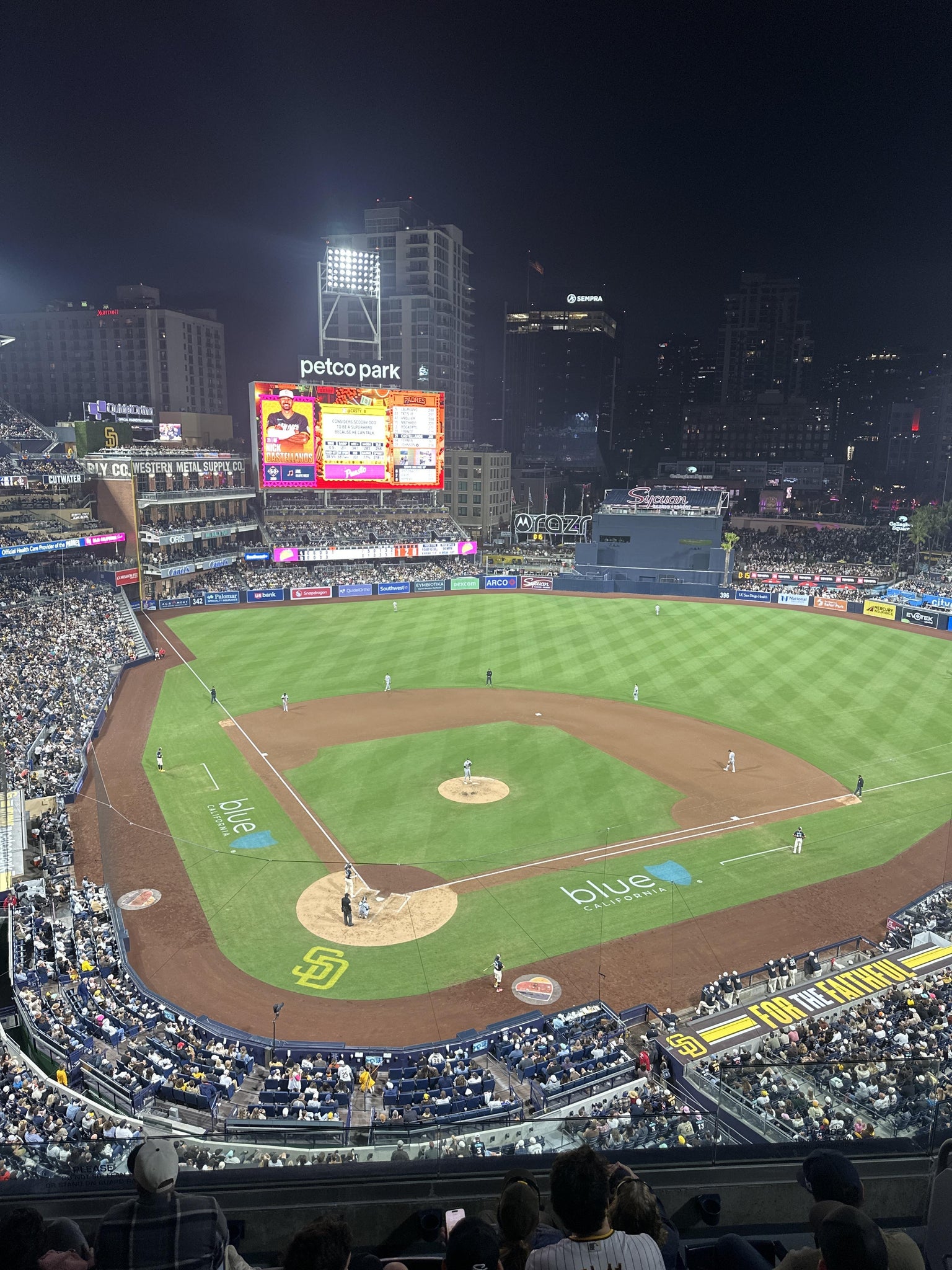 Real Fan View taken from Section 303 at Petco Park by Adrianna W