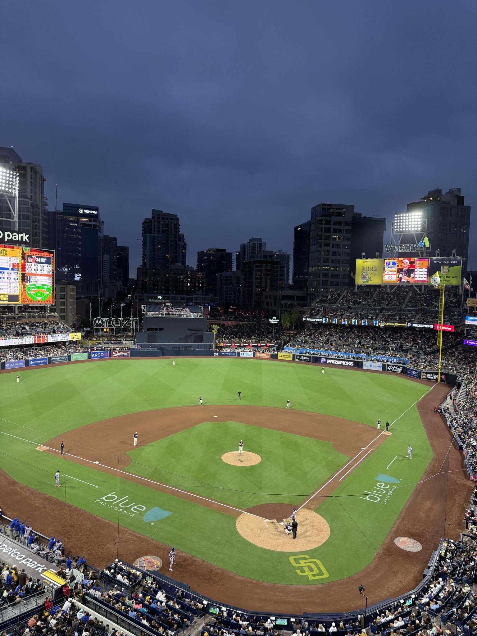 Real Fan View taken from Section 304 at Petco Park by Jenny K