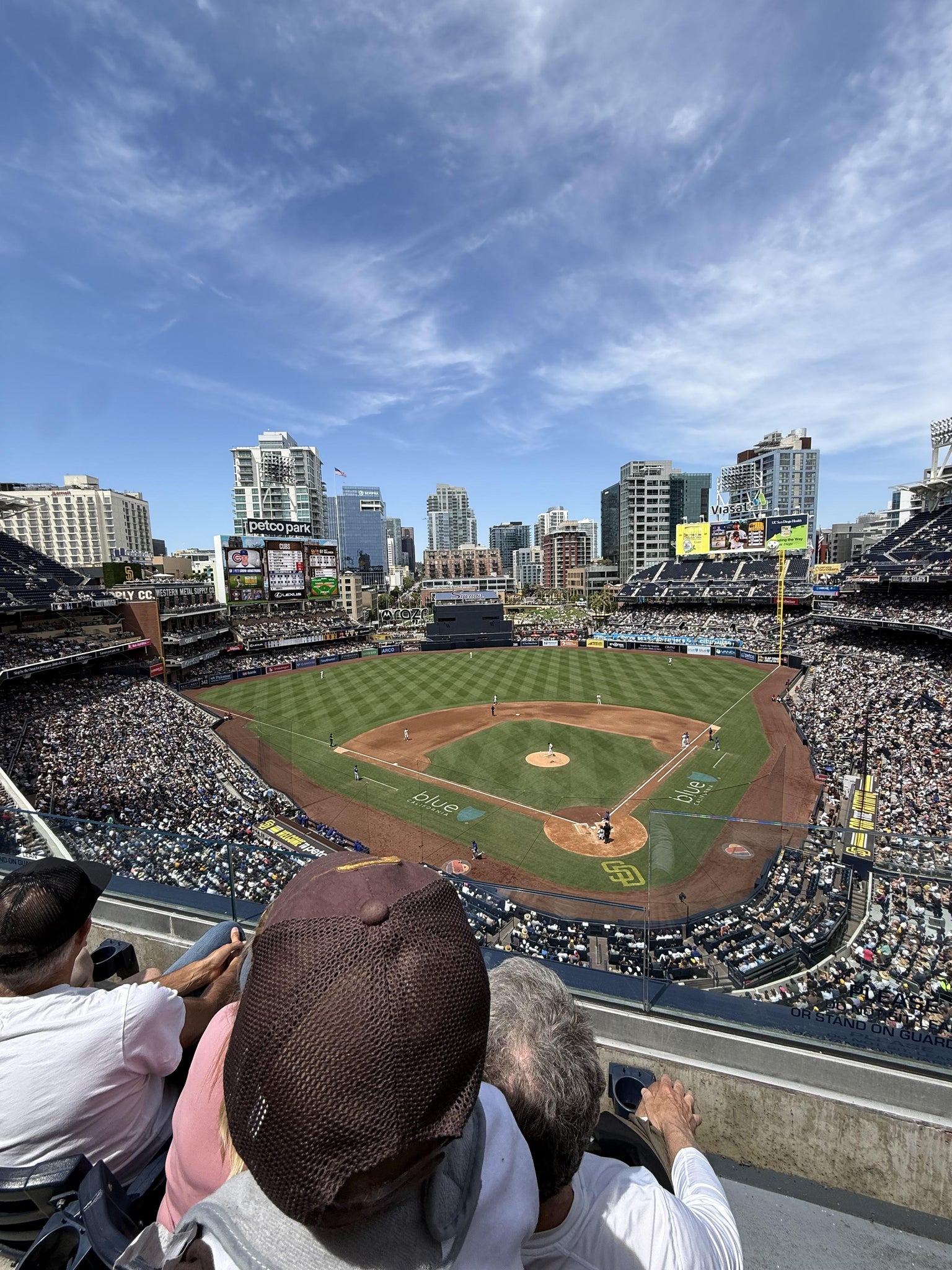Real Fan View taken from Section 304 at Petco Park by Chris P
