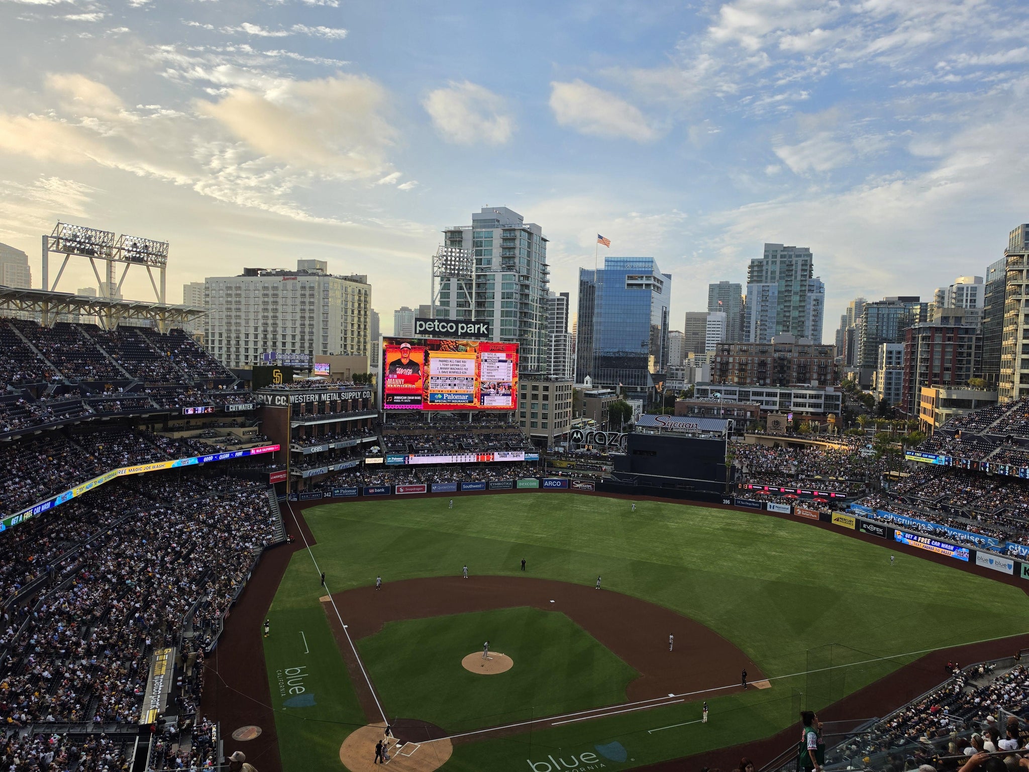Real Fan View taken from Section 305 at Petco Park by Ruel B