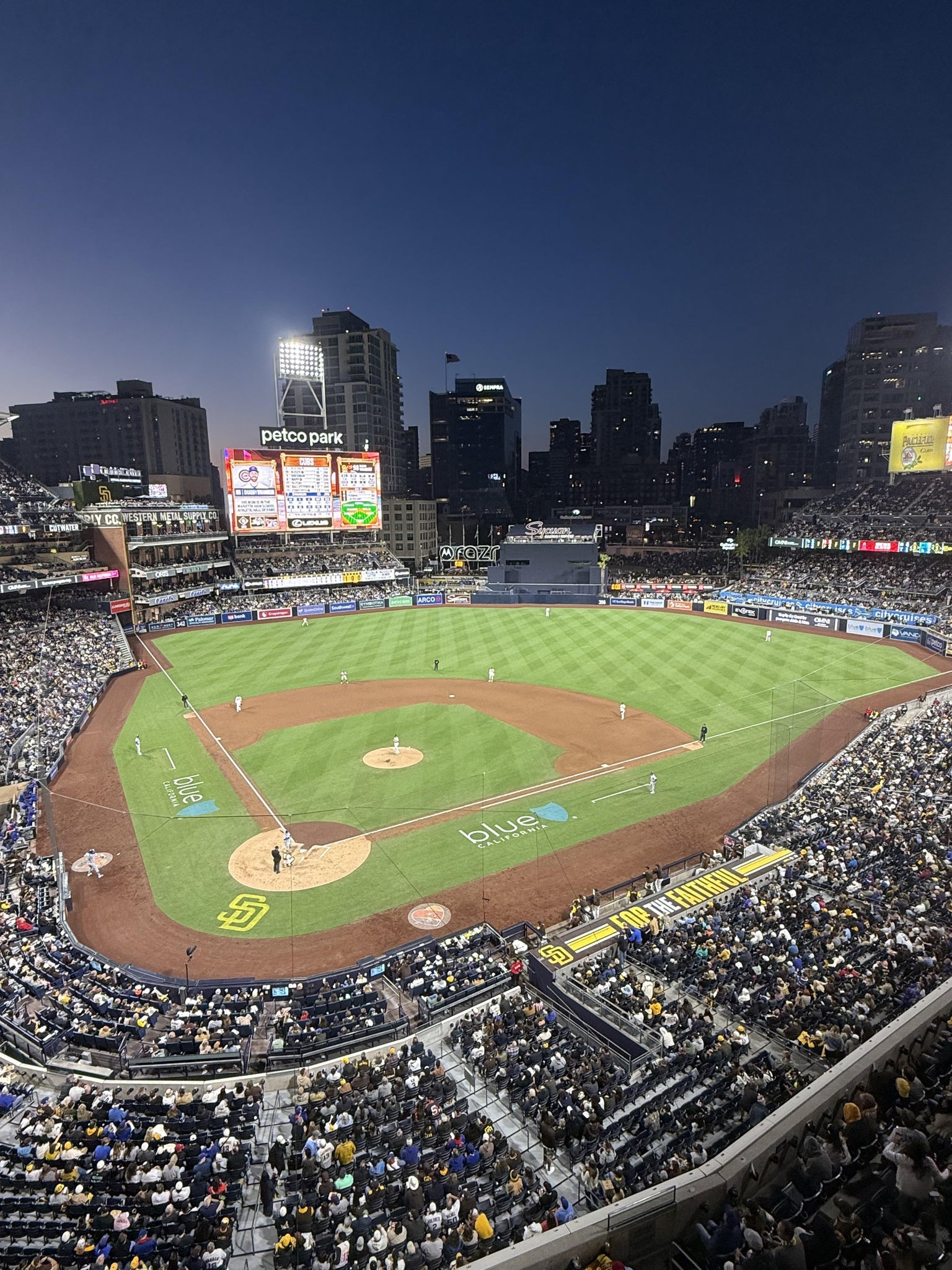 Real Fan View taken from Section 305 at Petco Park by Kris P
