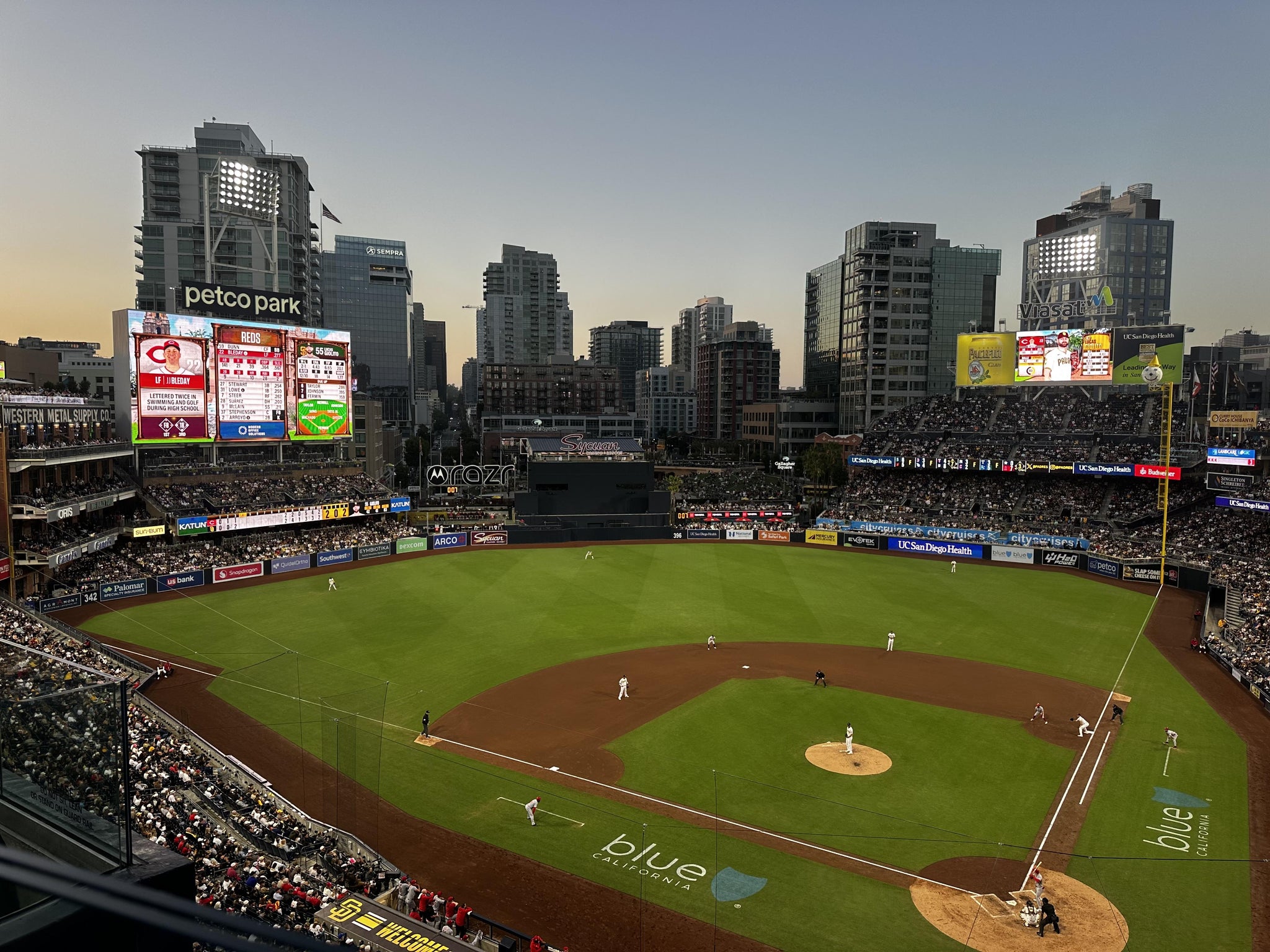 Vue réelle des fans prise de la Section 306 au site Petco Park par Bailey K