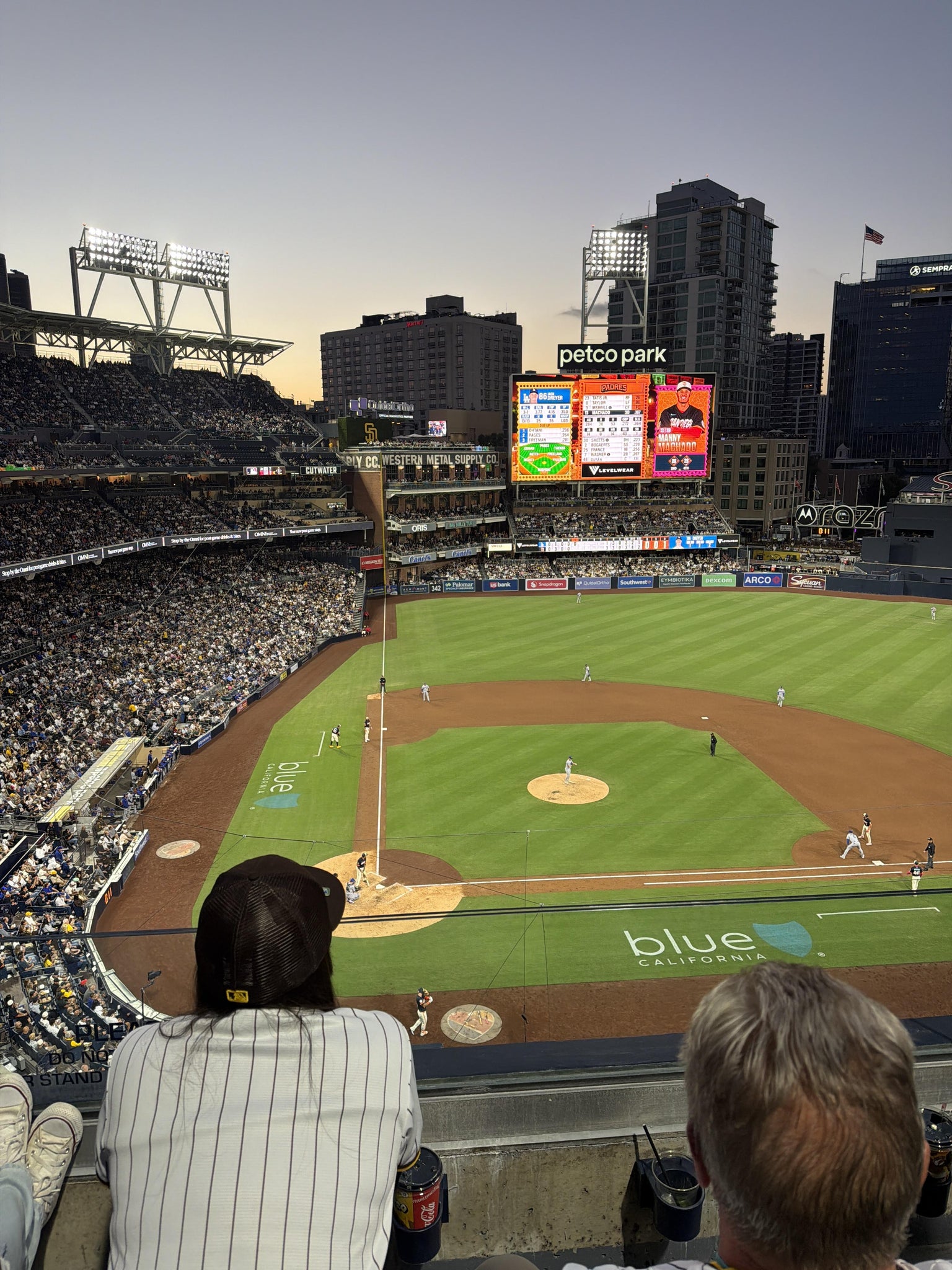 Vue réelle des fans prise de la Section 307 au site Petco Park par Gustavo G
