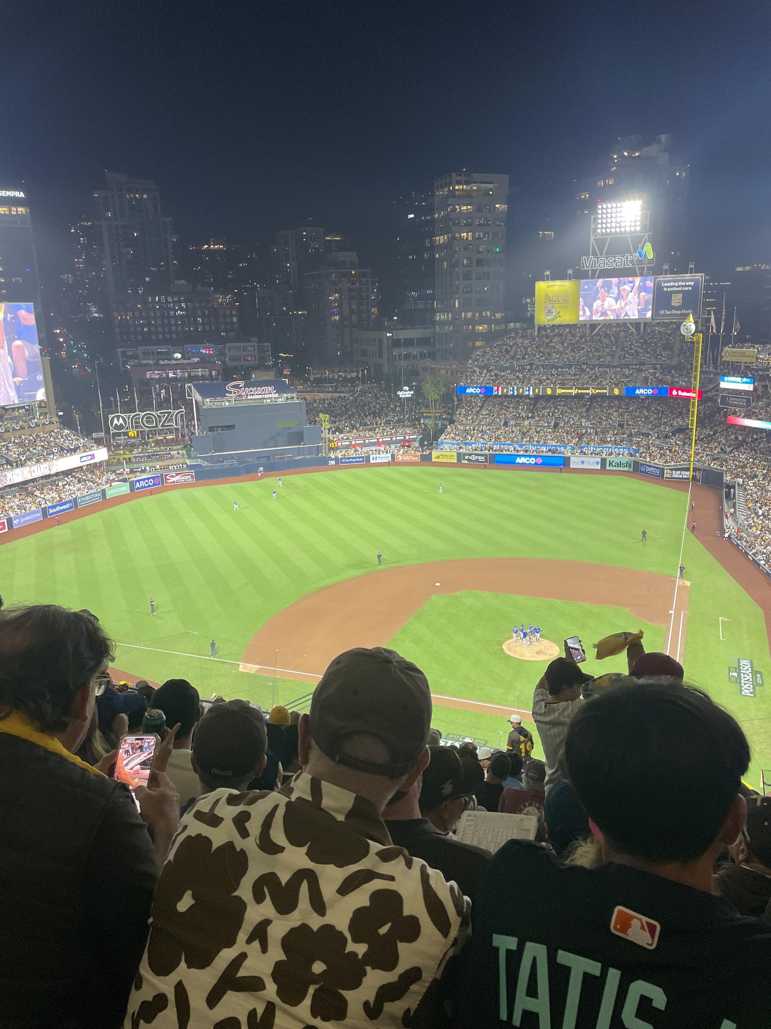 Real Fan View taken from Section 308 at Petco Park by Jason A