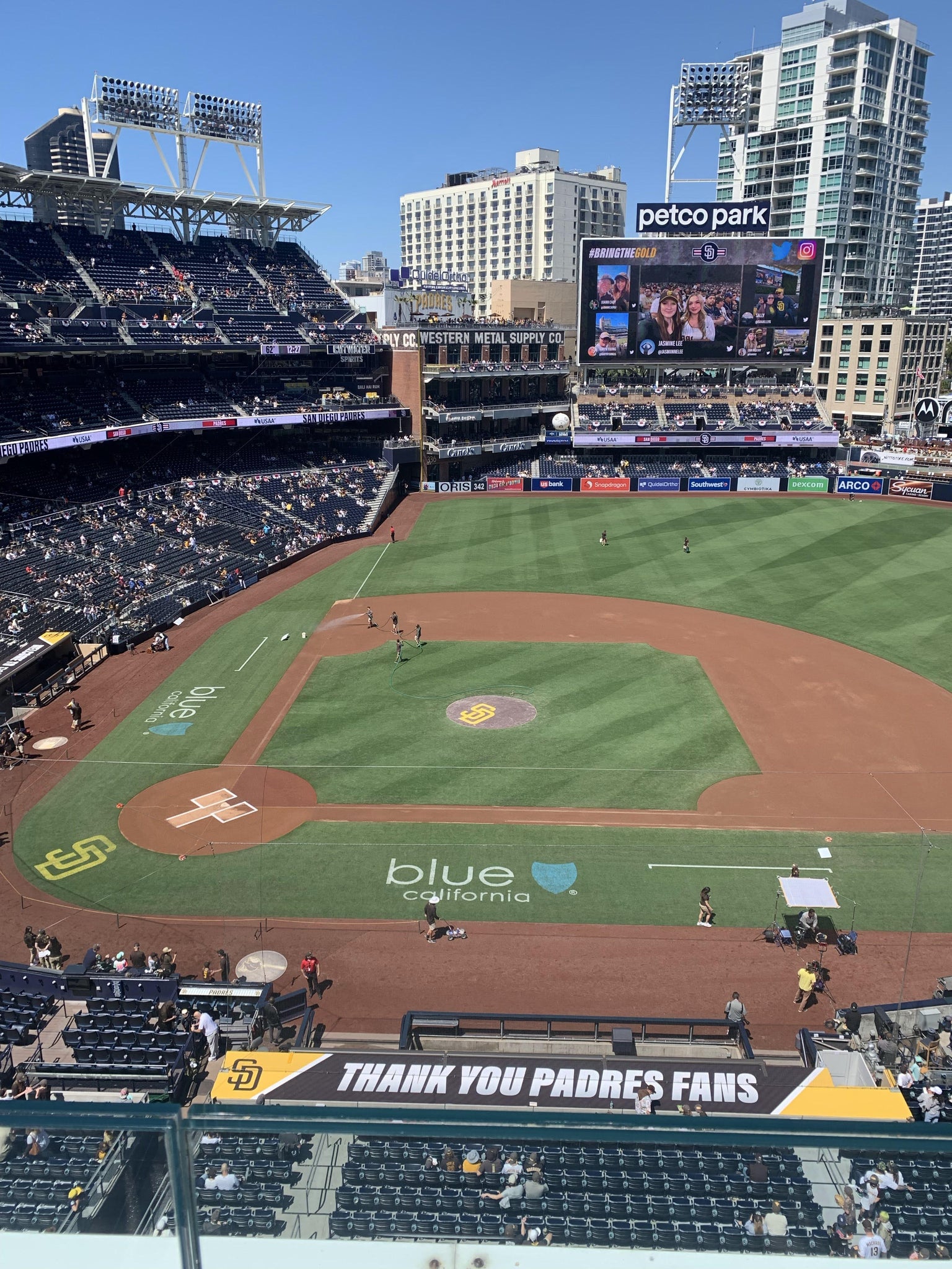 Real Fan View taken from Section 309 at Petco Park by Shannon M