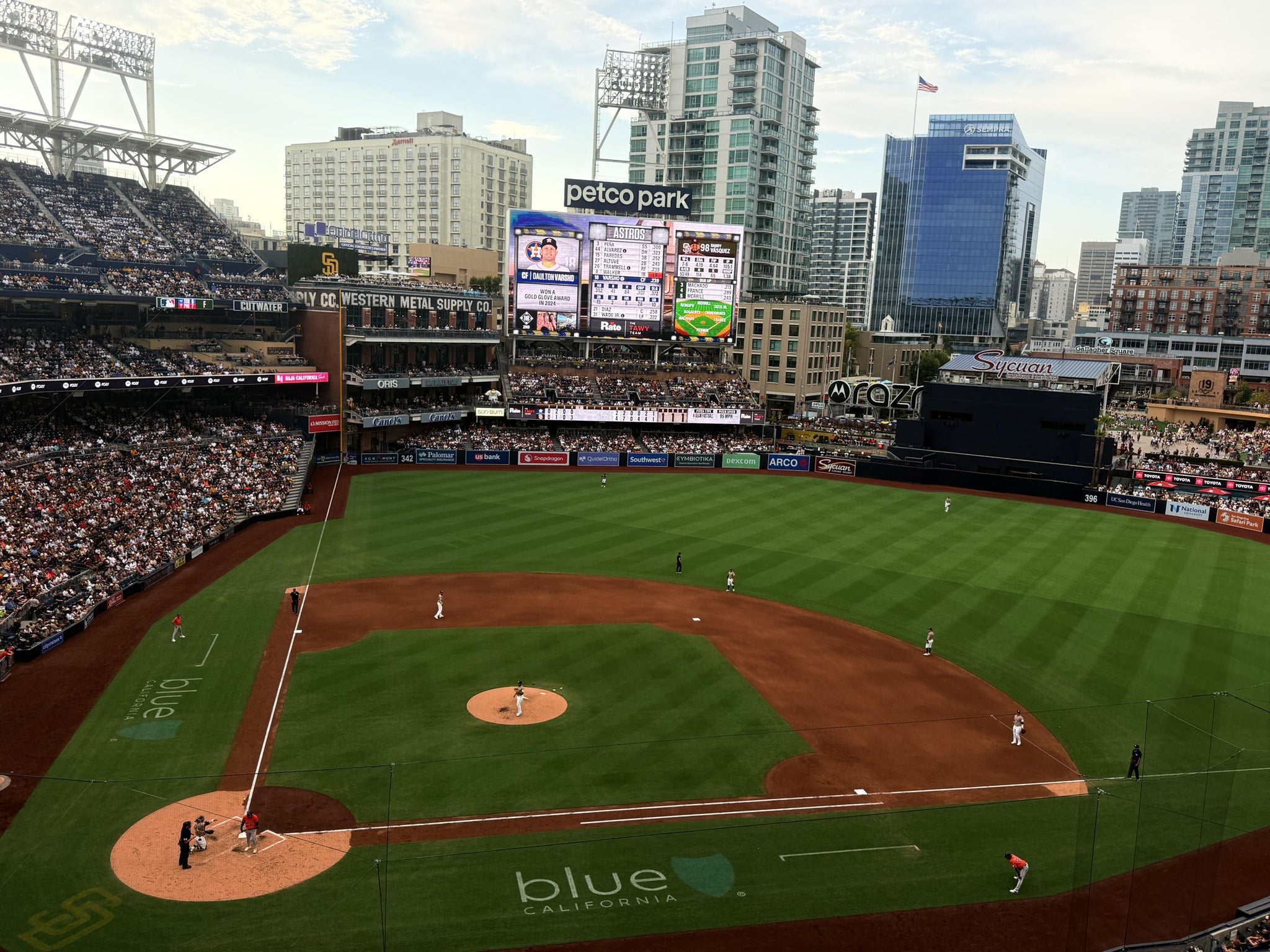 Real Fan View taken from Section 309 at Petco Park by Destini B