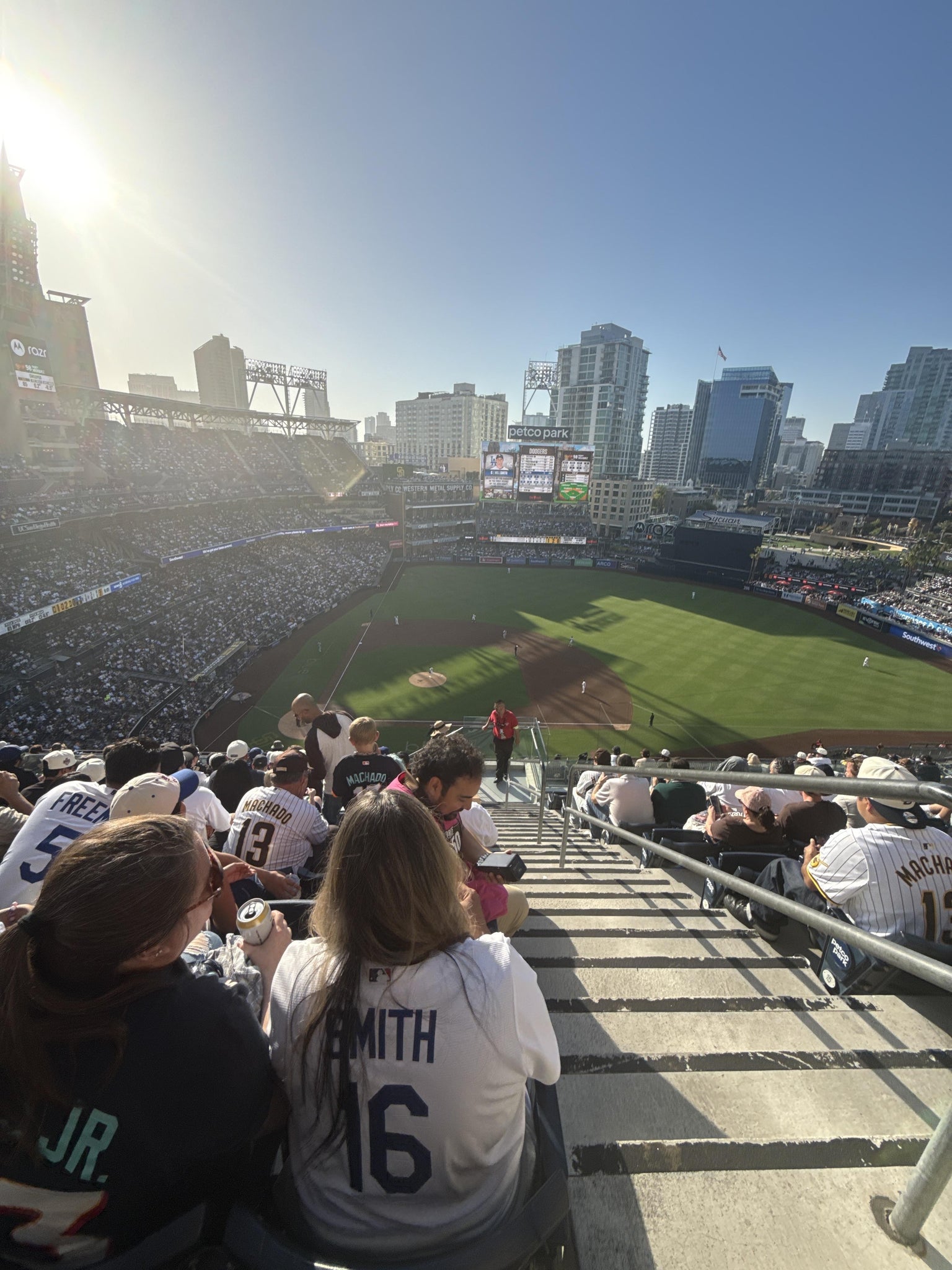 Vue réelle des fans prise de la Section 309 au site Petco Park par Rafael R