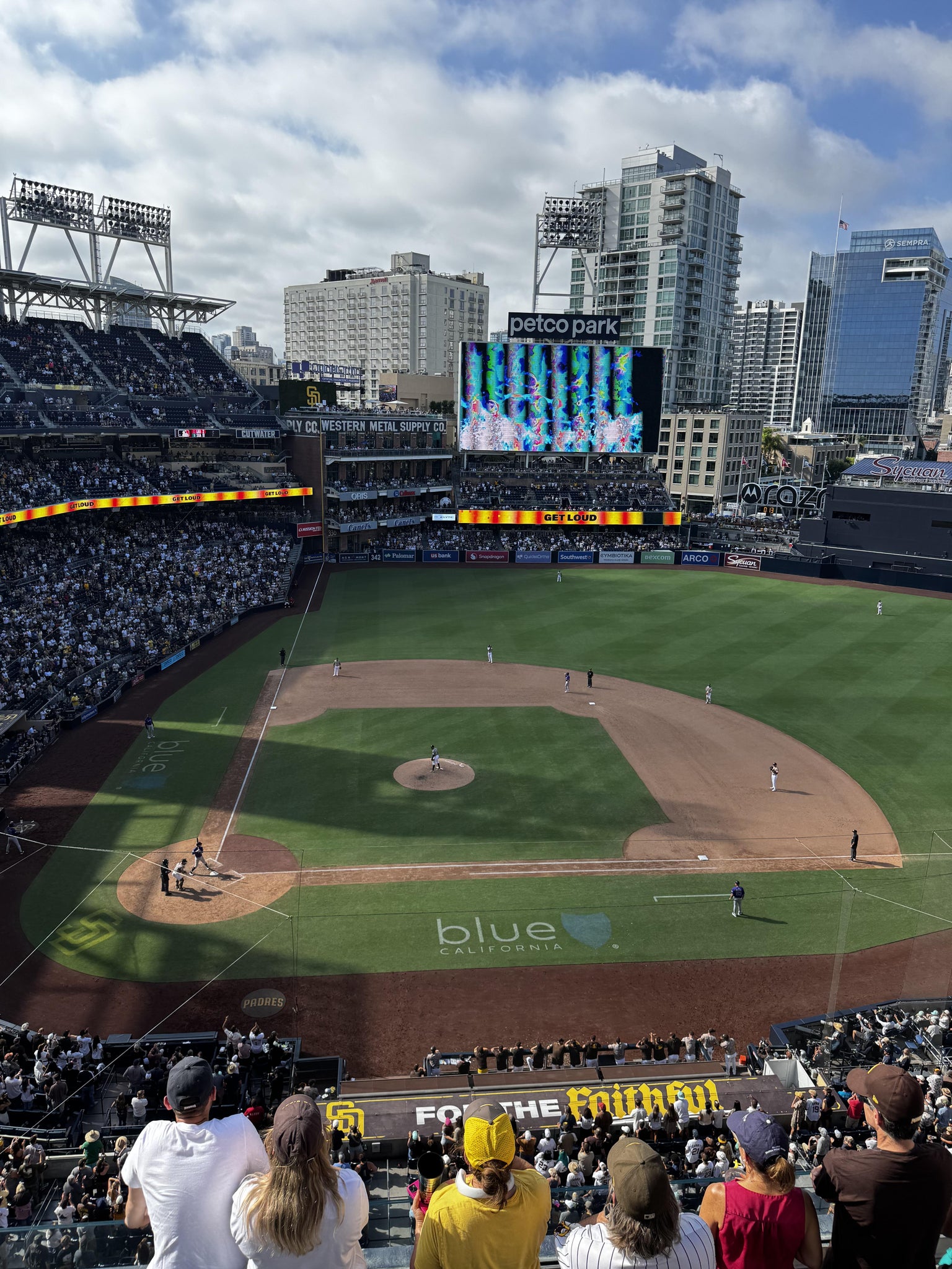 Real Fan View taken from Section 309 at Petco Park by David A